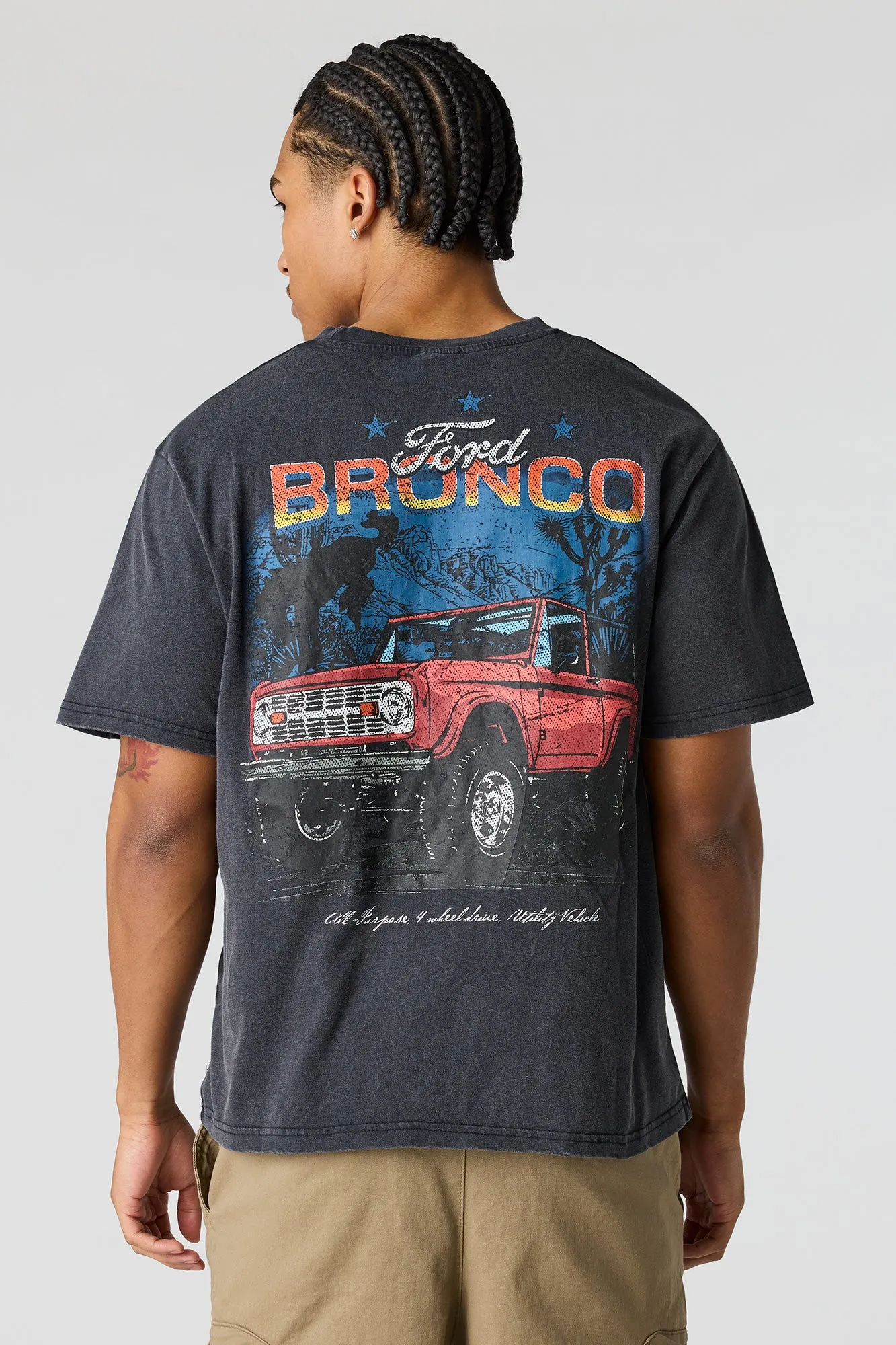 Ford Bronco Graphic Washed T-Shirt sold by Urban Planet