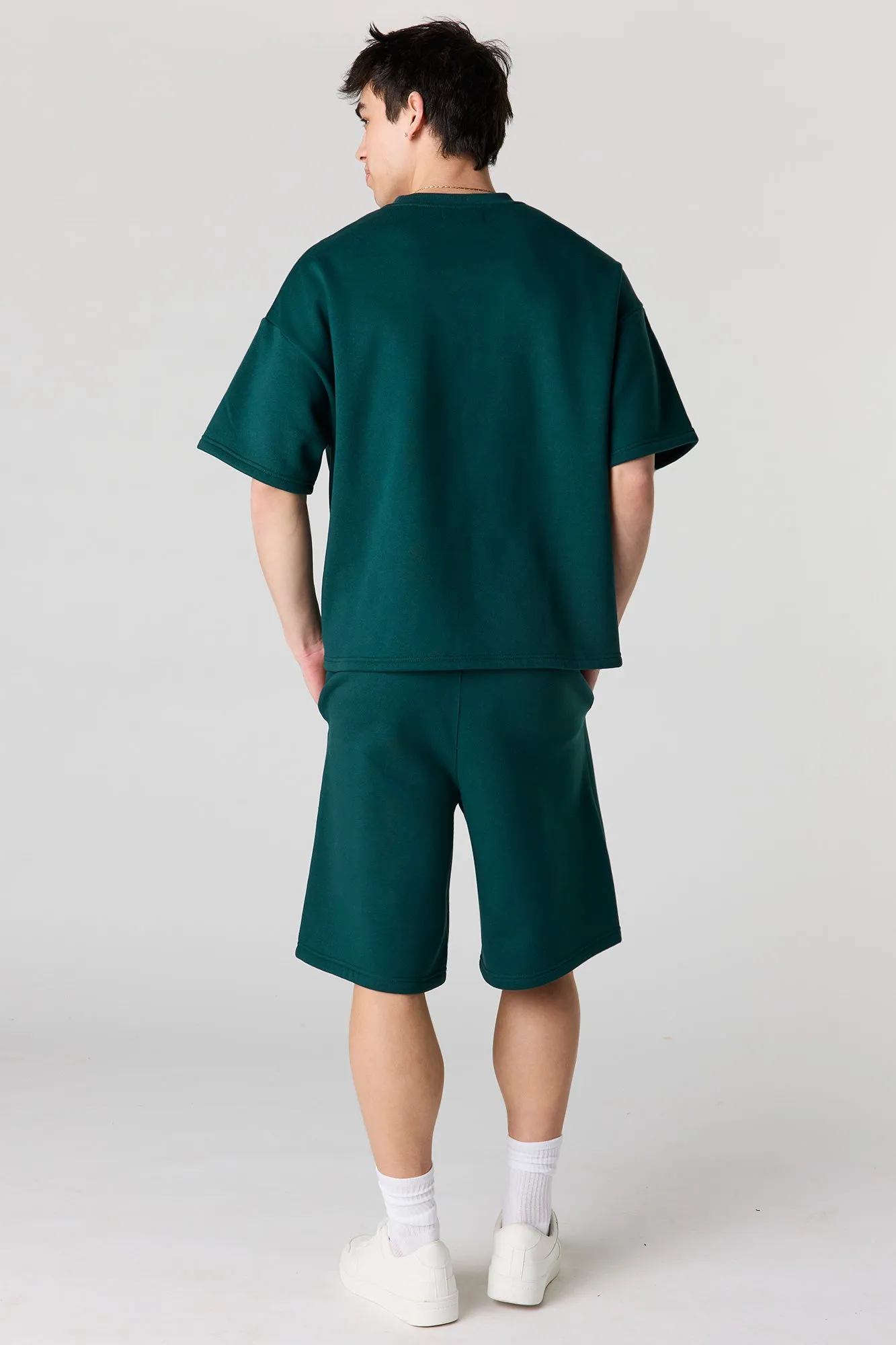 Number Graphic Baggy Fleece Short sold by Urban Planet product image thumbnail 3