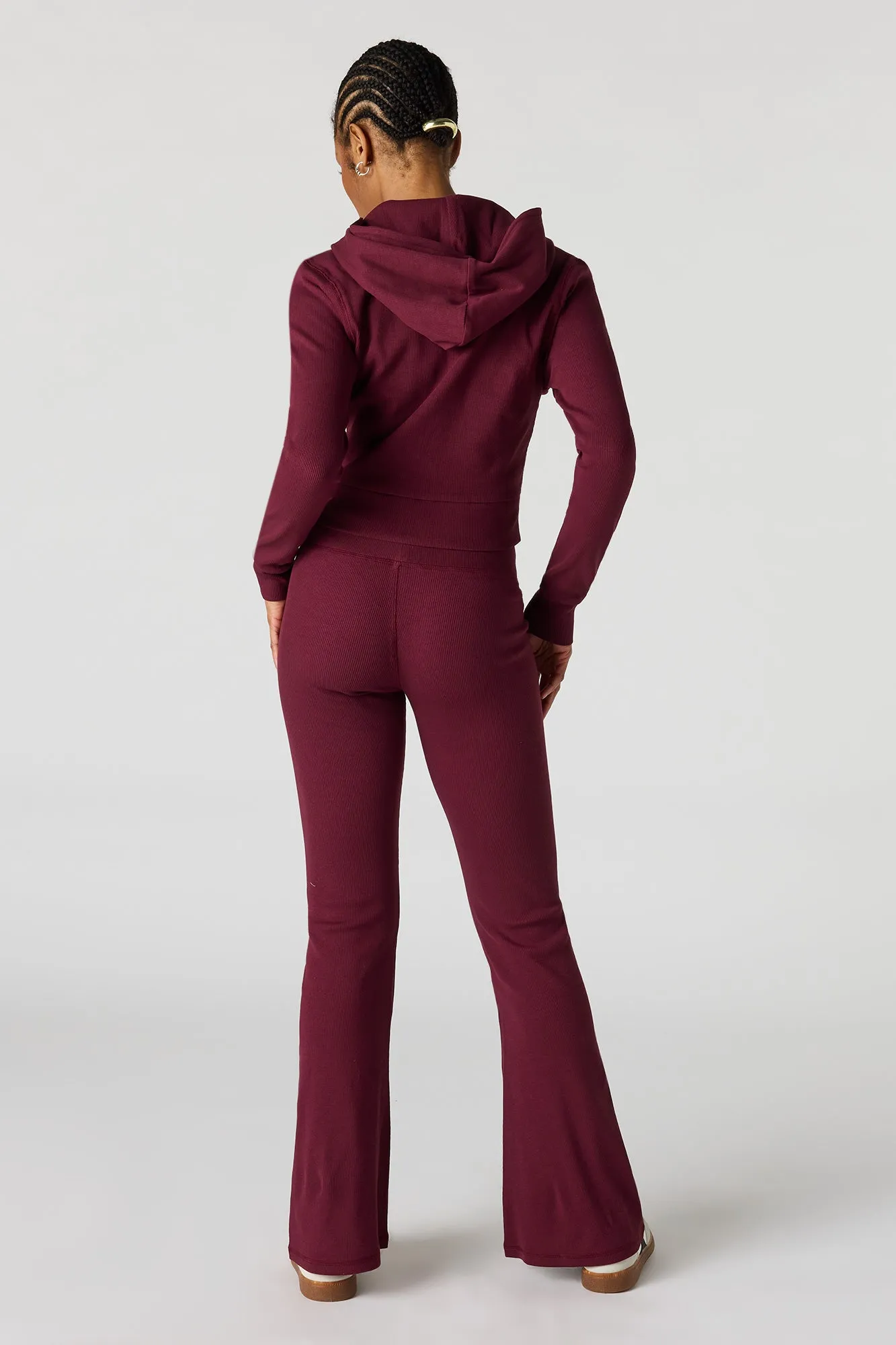 Ribbed Straight Leg Pant sold by Urban Planet product image thumbnail 3