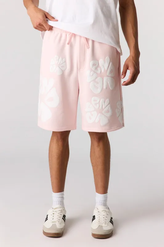 Graphic Fleece Short 8.5" made by Urban Planet