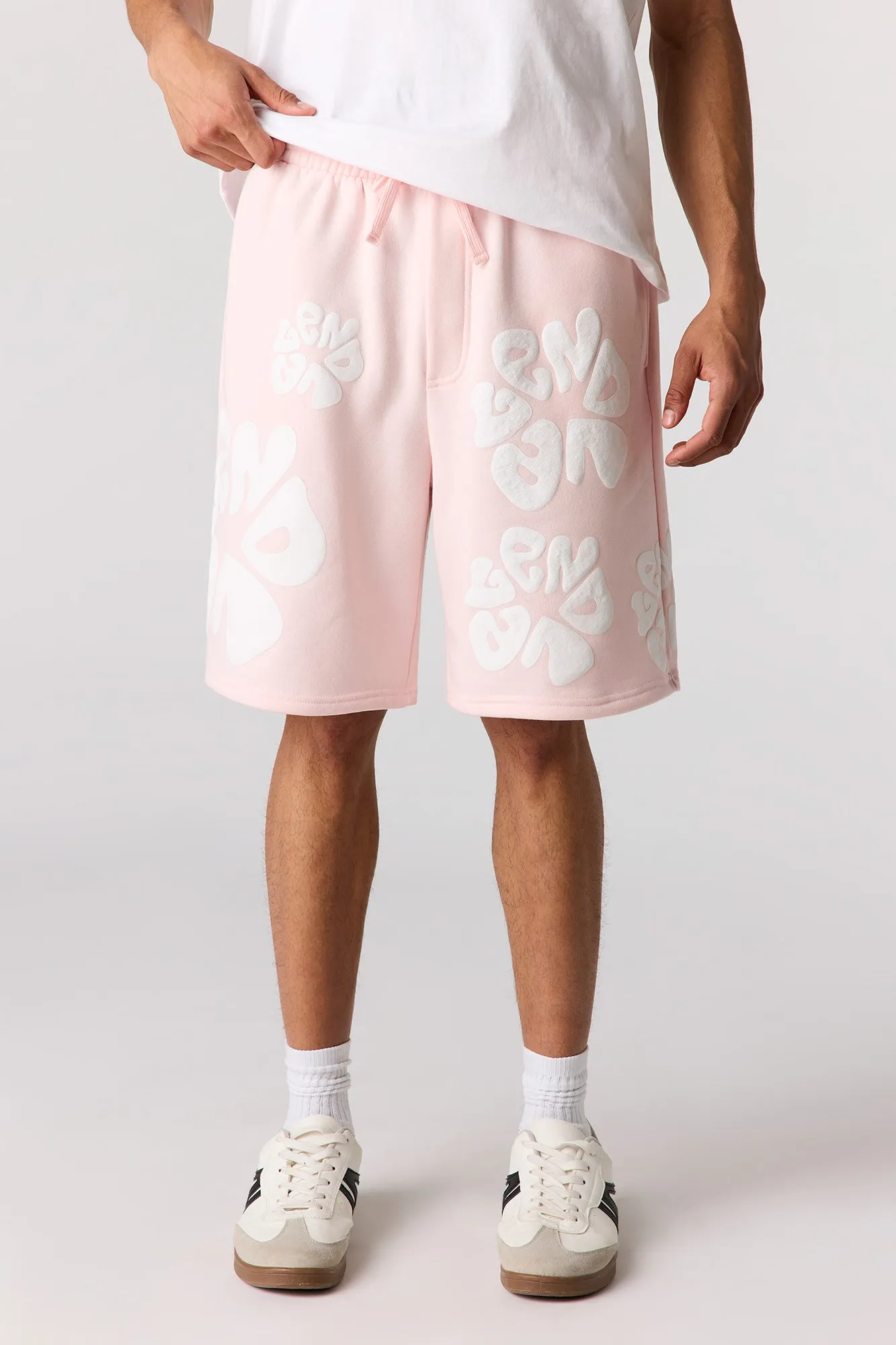 Graphic Fleece Short 8.5" sold by Urban Planet