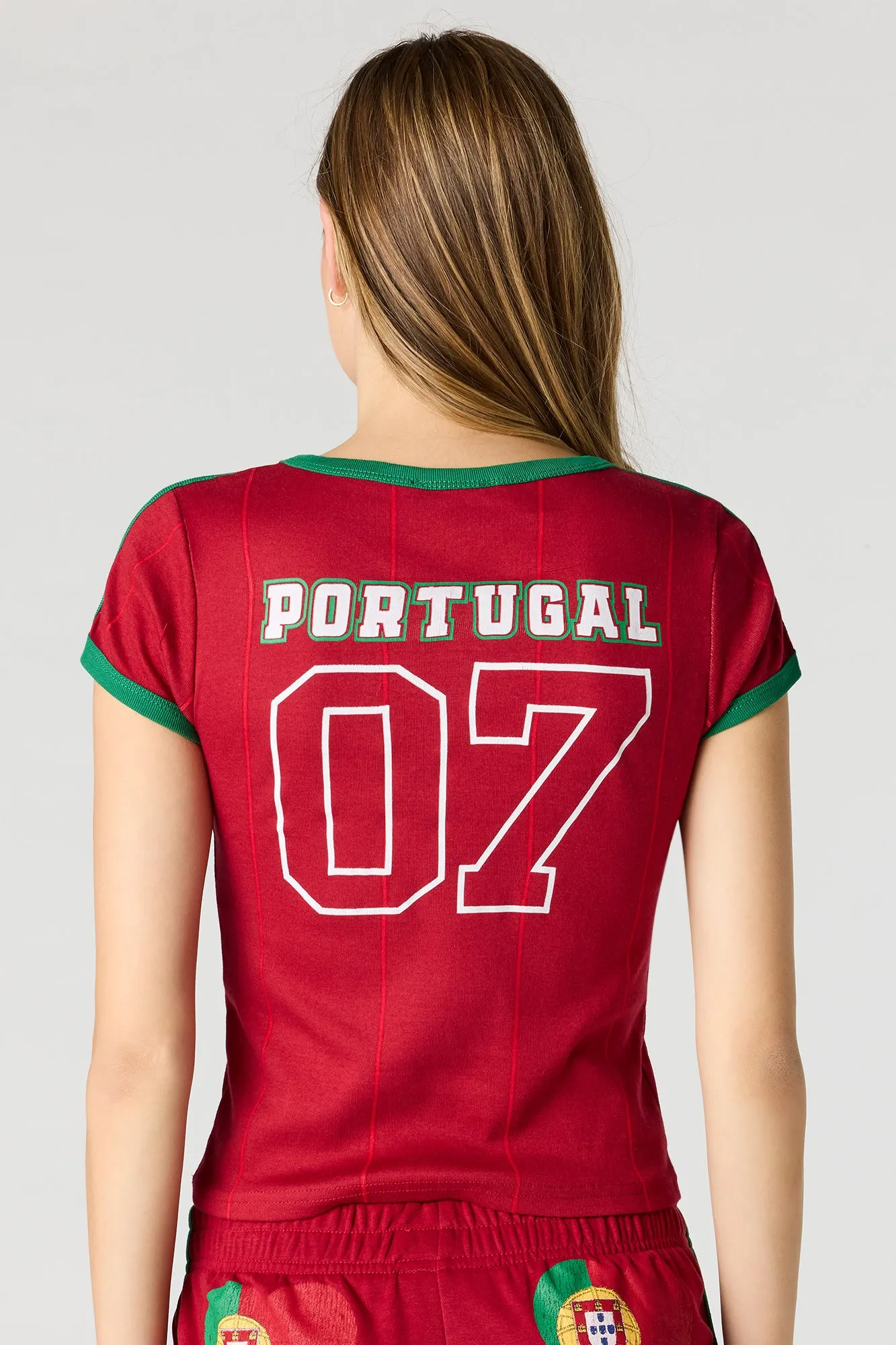 Portugal Graphic Jersey T-Shirt sold by Urban Planet product image thumbnail 2