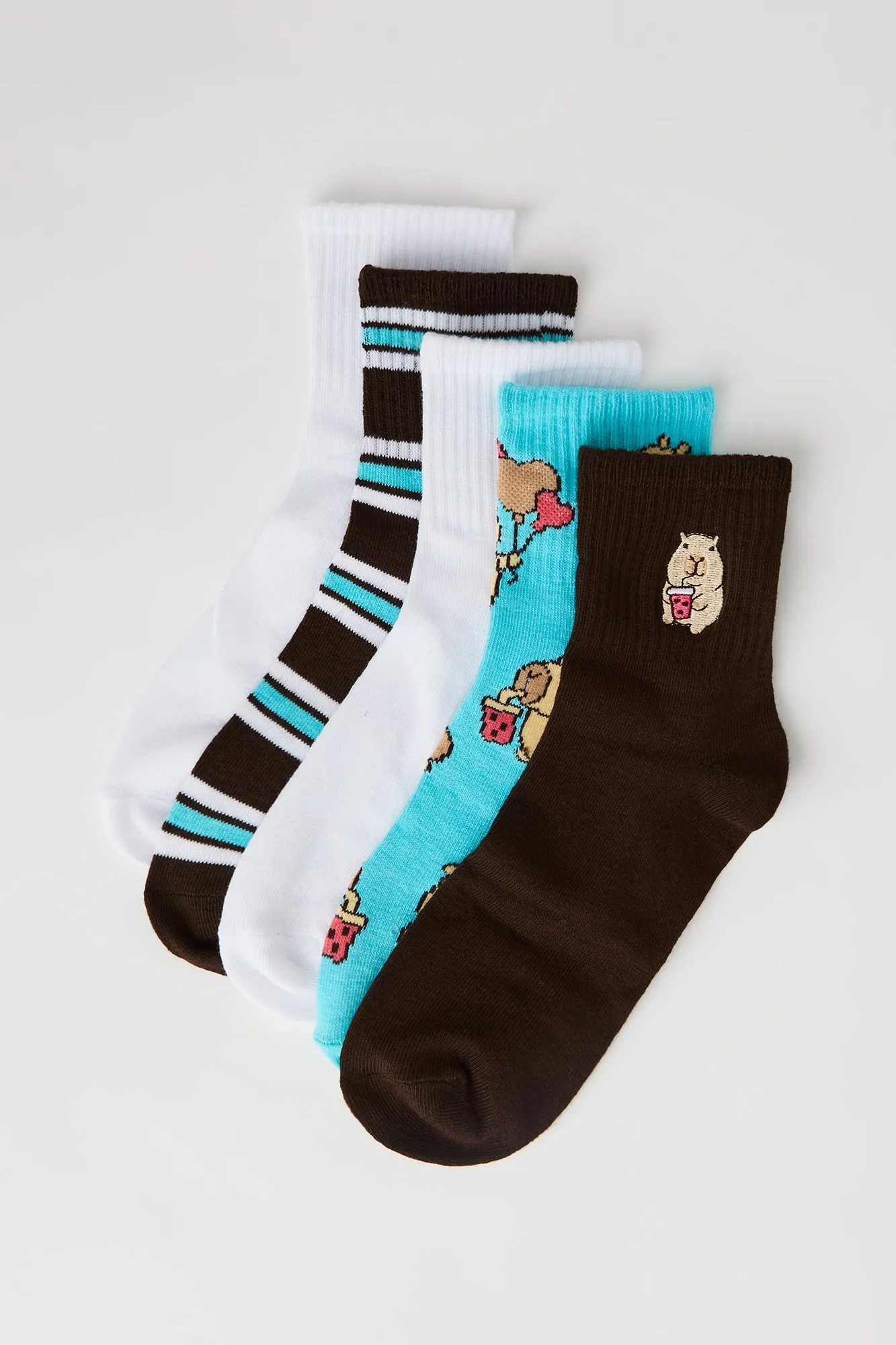 Quarter Socks (5 Pack) sold by Urban Planet product image thumbnail 3