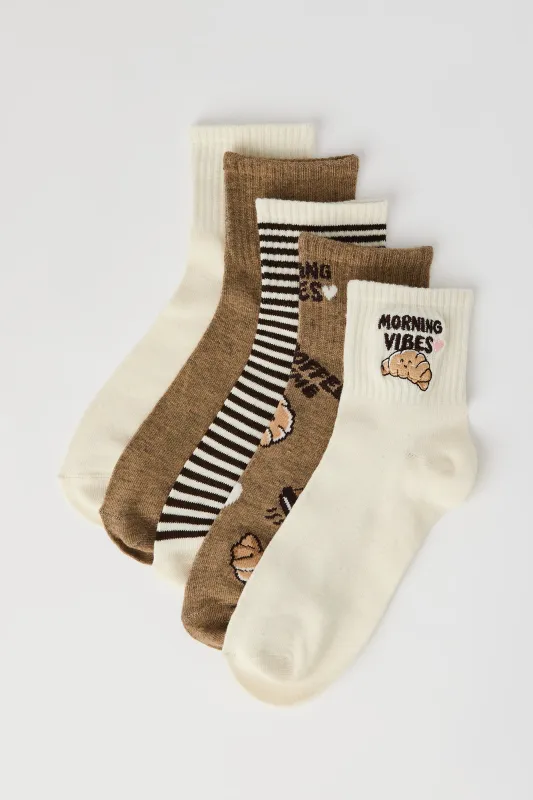 Quarter Socks (5 Pack) made by Stitches