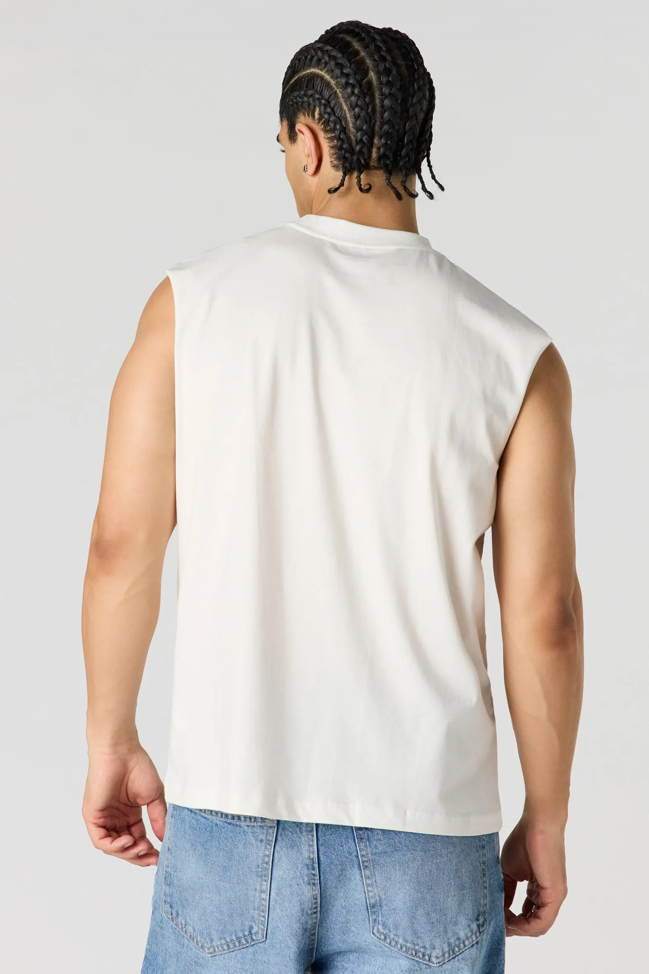 Paradise Graphic Muscle Tank sold by Urban Planet product image thumbnail 2