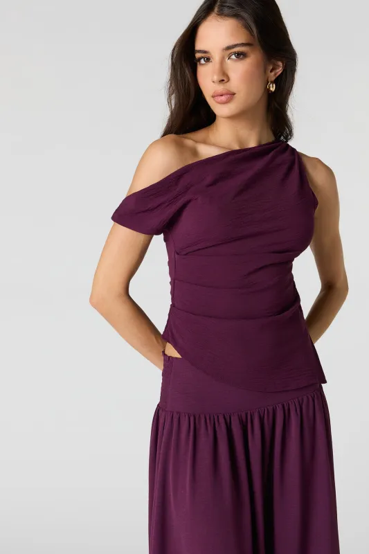 Textured Off Shoulder Top made by Urban Planet