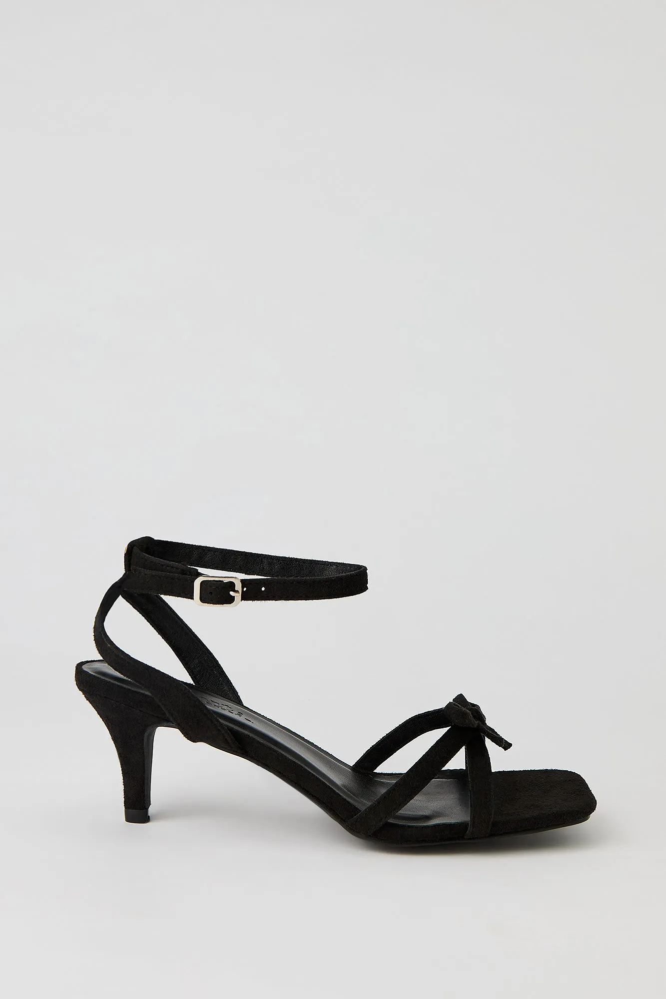 Faux Suede Strappy Bow Heel sold by Urban Planet product image thumbnail 5