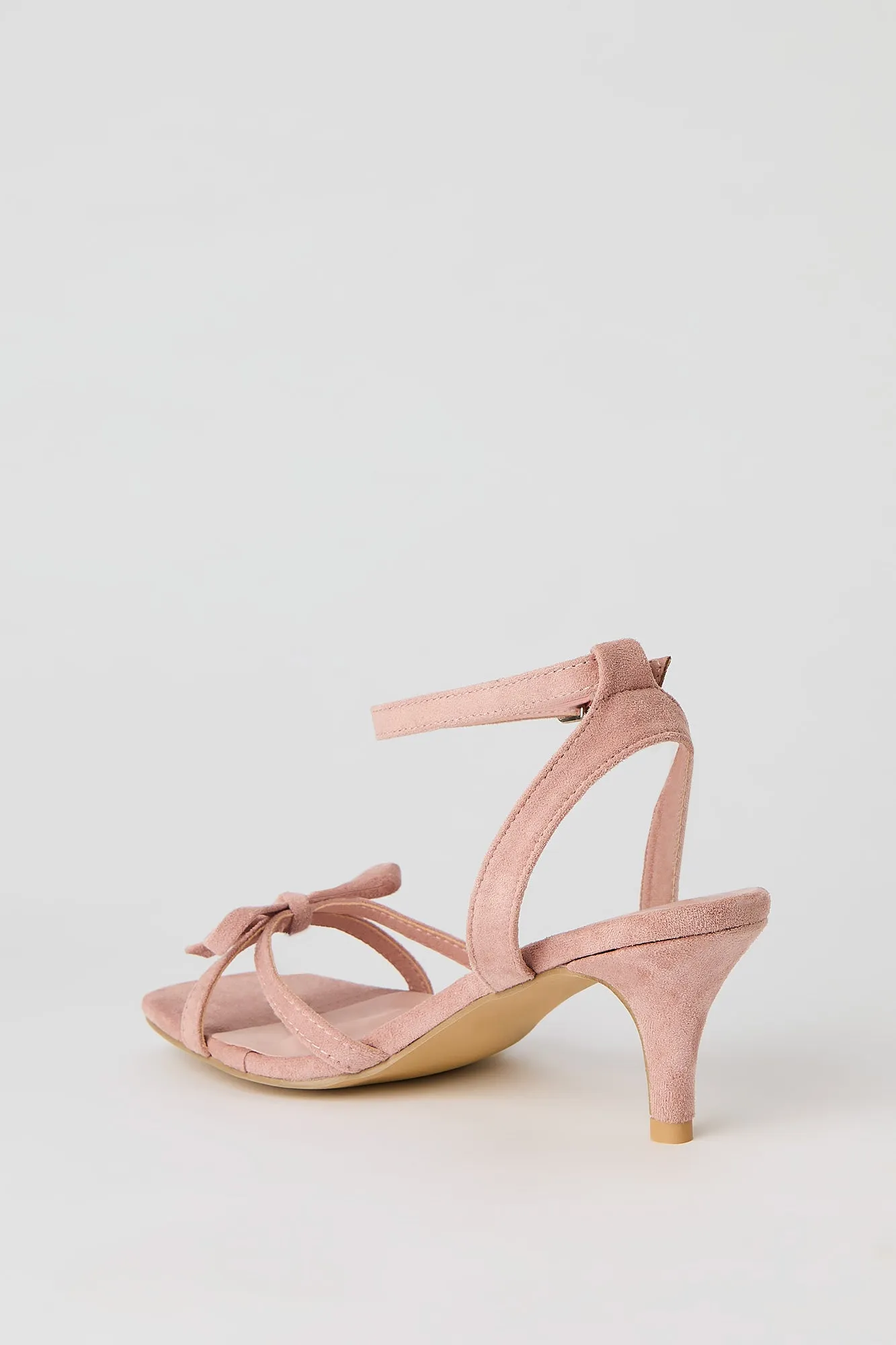 Faux Suede Strappy Bow Heel sold by Urban Planet product image thumbnail 4