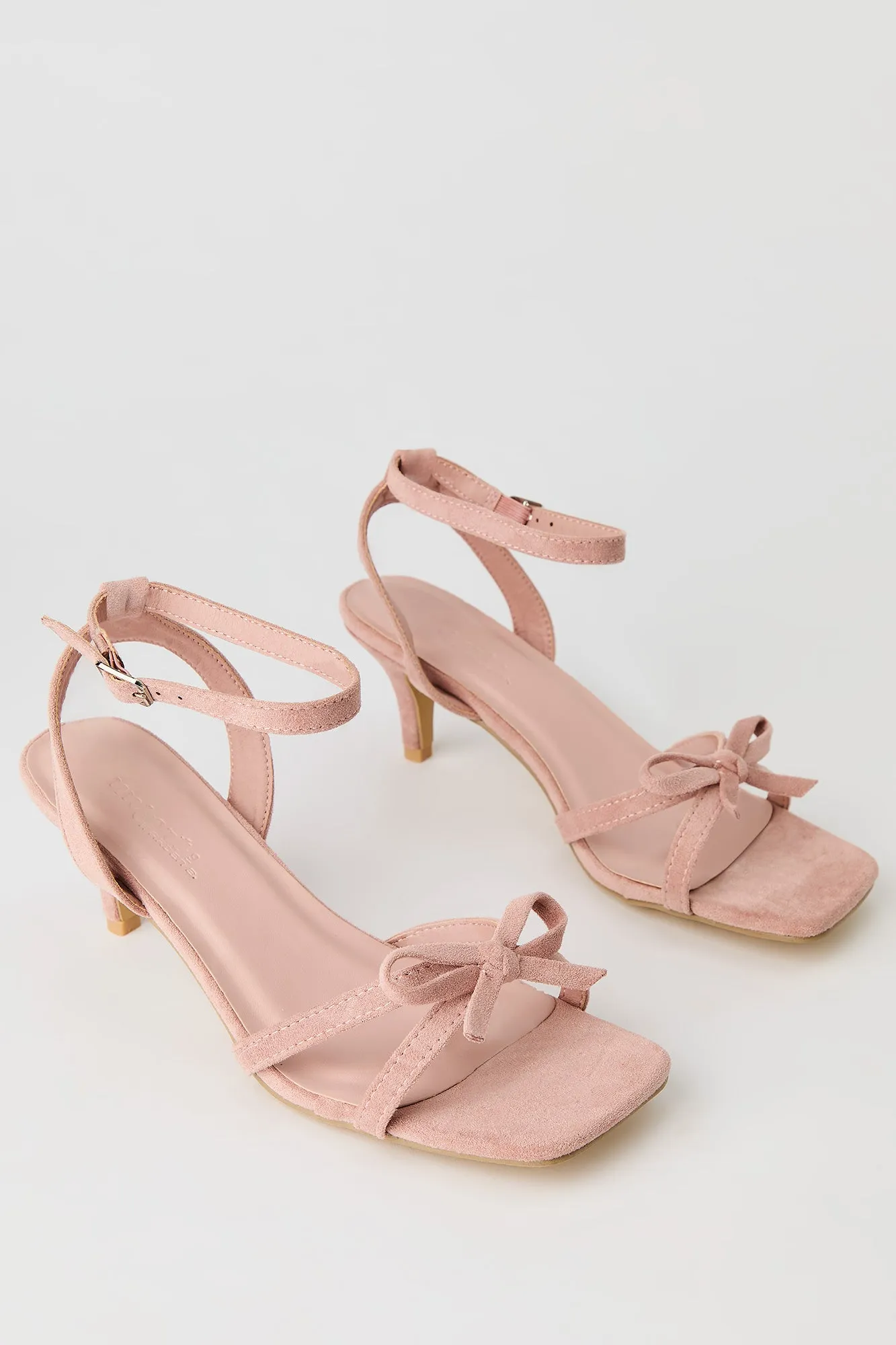 Faux Suede Strappy Bow Heel sold by Urban Planet product image thumbnail 2