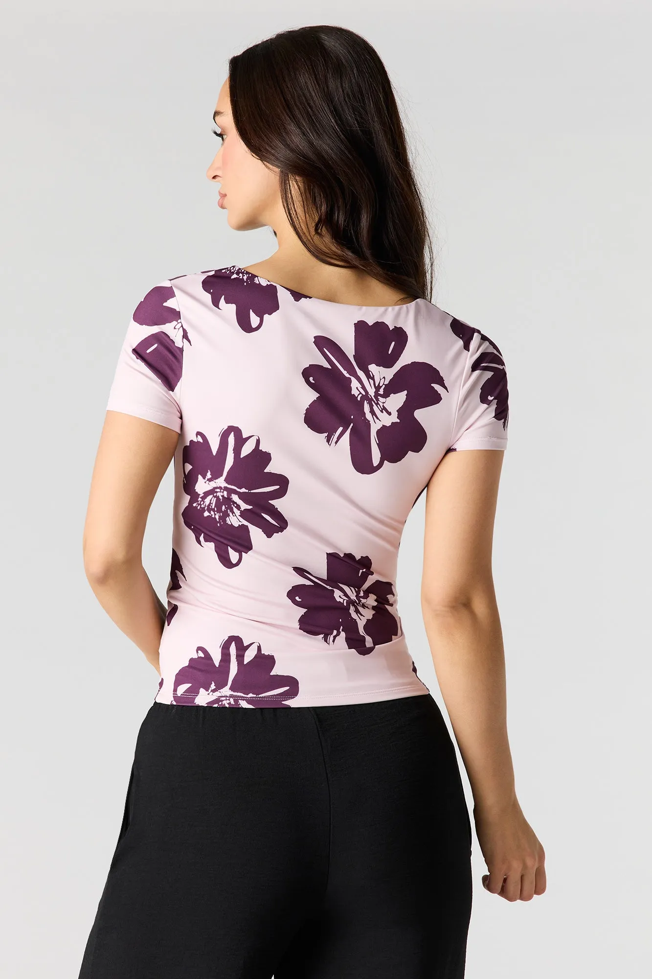 Contour Scoop Neck T-Shirt sold by Urban Planet product image thumbnail 2