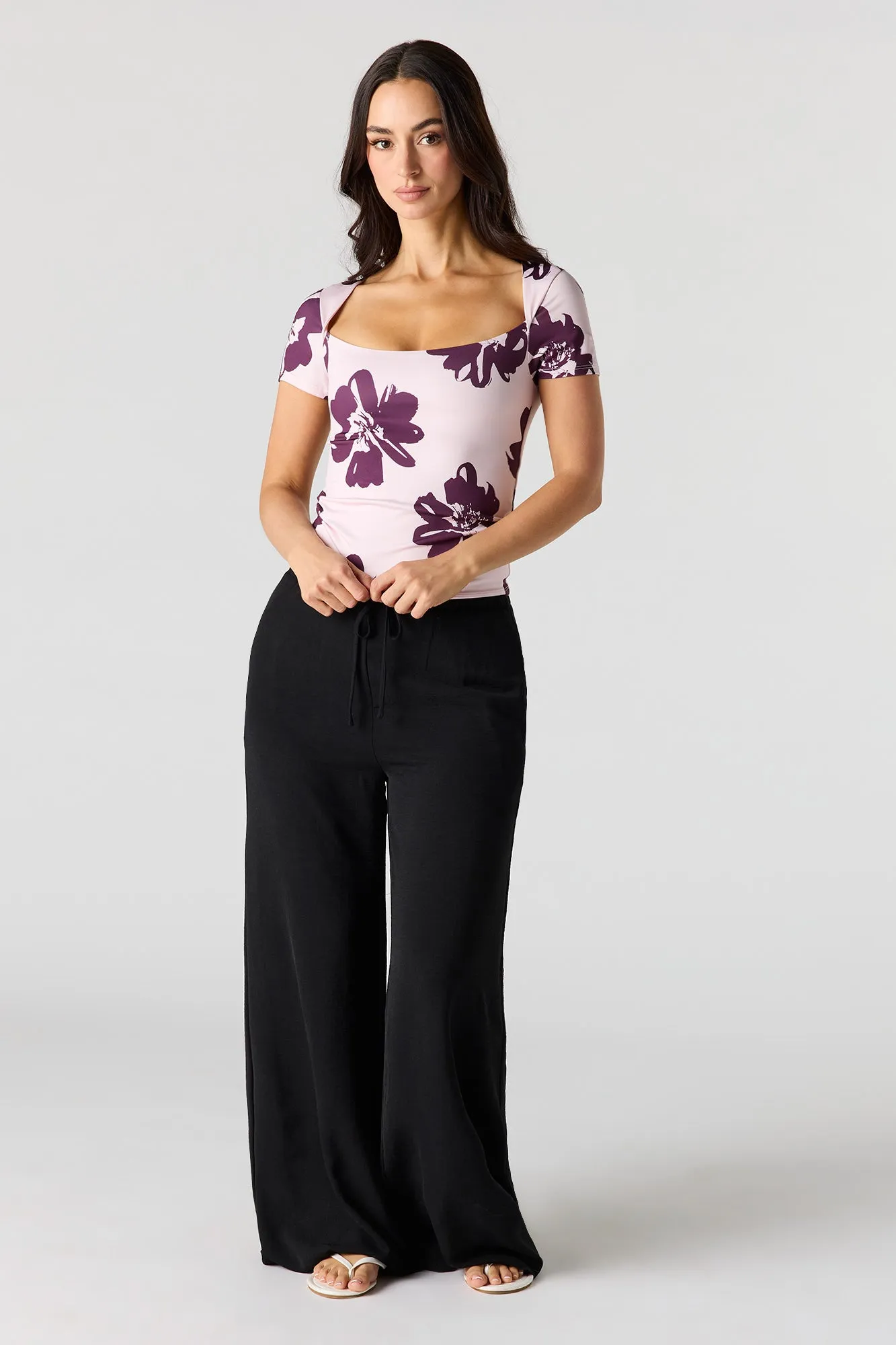 Contour Scoop Neck T-Shirt sold by Urban Planet product image thumbnail 3
