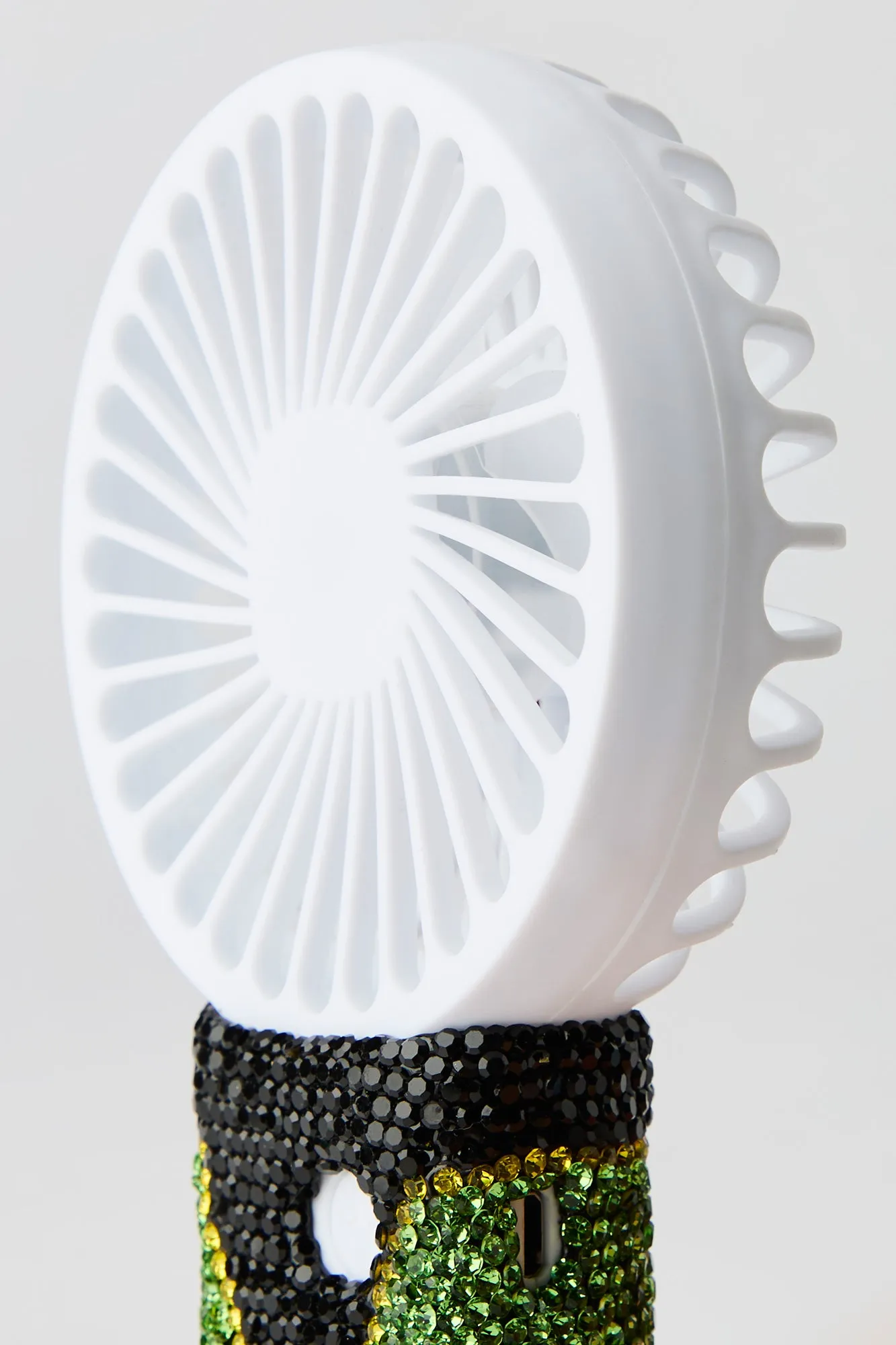 Jamaica Rhinestone Handheld Mini Fan sold by Urban Planet product image thumbnail 2