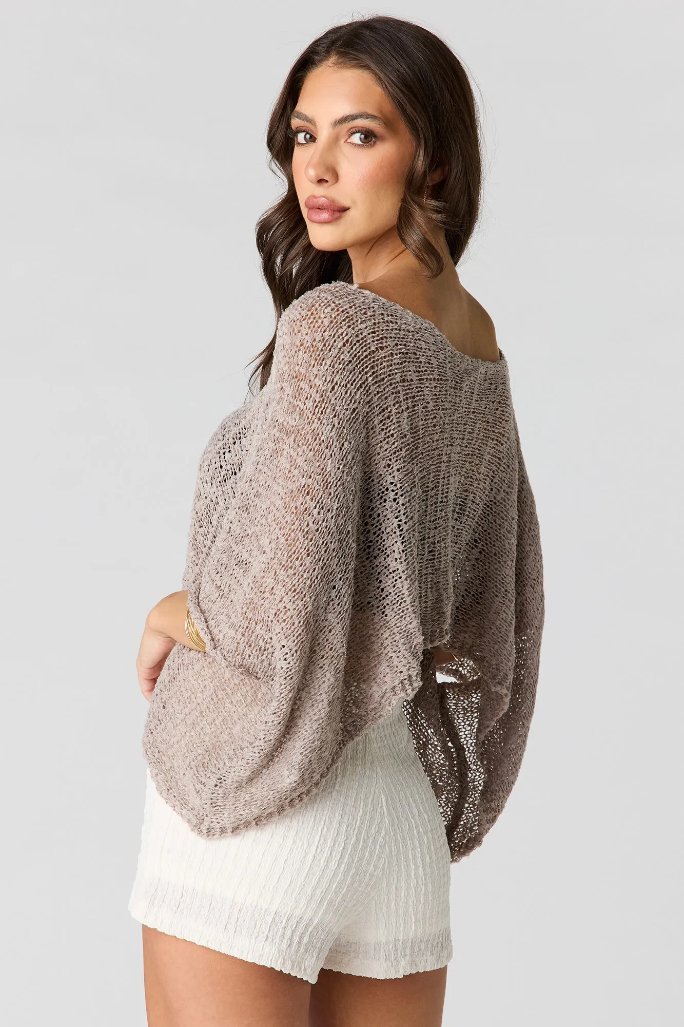 Knit Poncho sold by Urban Planet product image thumbnail 2