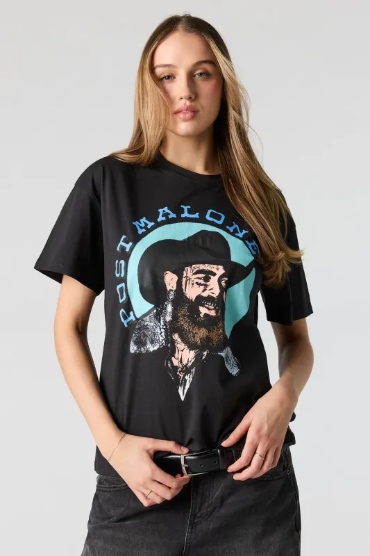 Post Malone Graphic Boyfriend T-Shirt made by Stitches