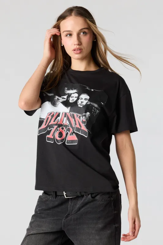 Blink-182 Graphic Boyfriend T-Shirt made by Stitches