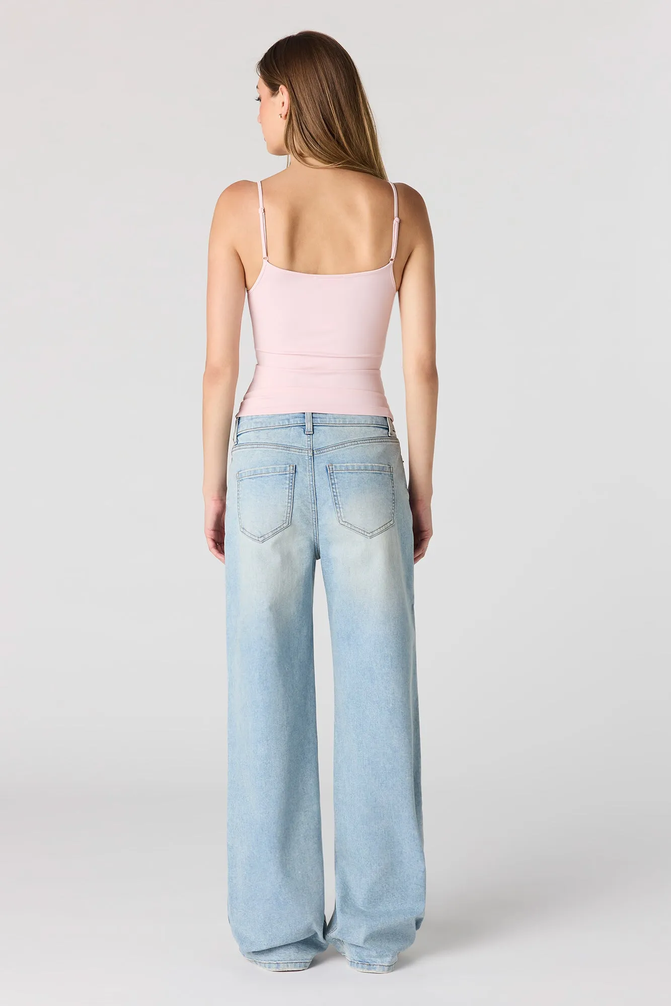Paris Stretch High Rise Wide Leg Medium Jean sold by Urban Planet product image thumbnail 3