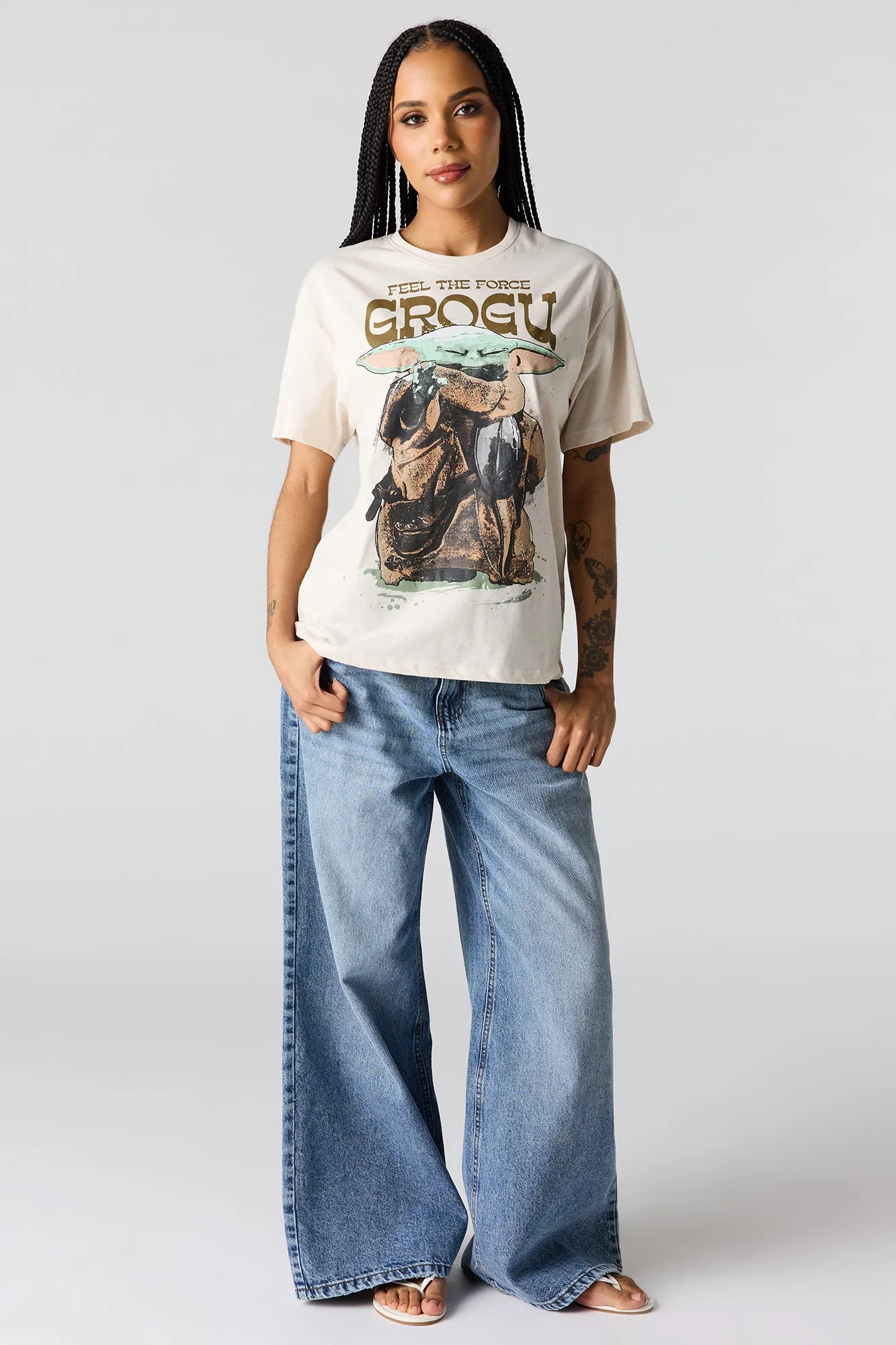 Star Wars Graphic Boyfriend T-Shirt sold by Urban Planet product image thumbnail 3