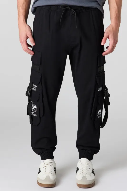 Buckle Pocket Cargo Jogger made by Urban Planet
