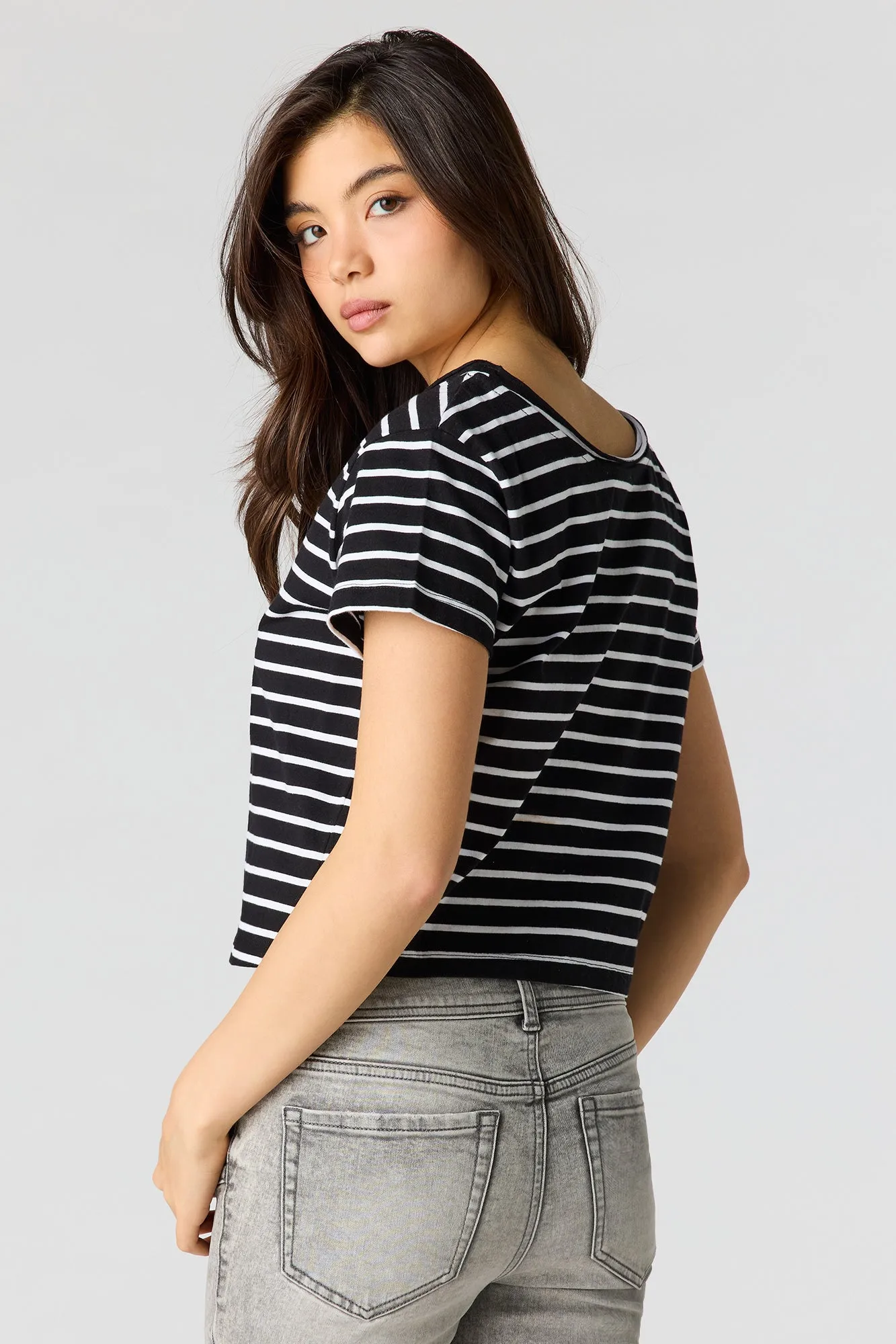 Luxe Heavy Cotton Boxy T-Shirt sold by Urban Planet product image thumbnail 2
