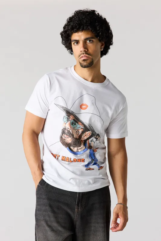 Post Malone Graphic T-Shirt made by Urban Planet