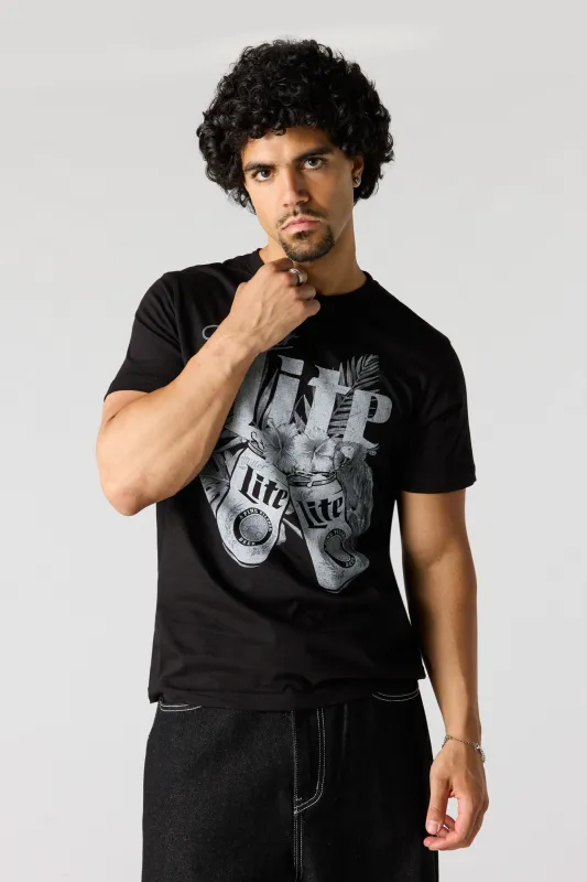 Miller Lite Graphic T-Shirt made by Urban Planet