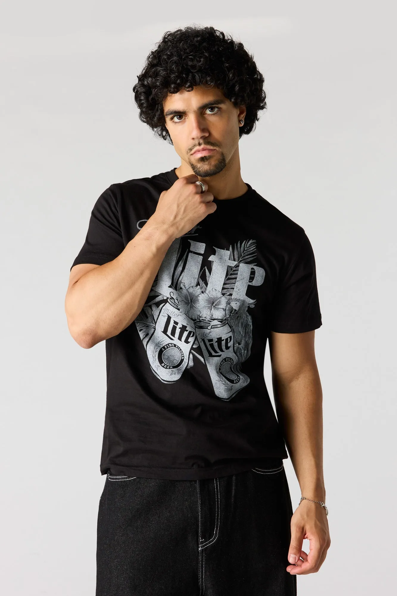 Miller Lite Graphic T-Shirt sold by Urban Planet