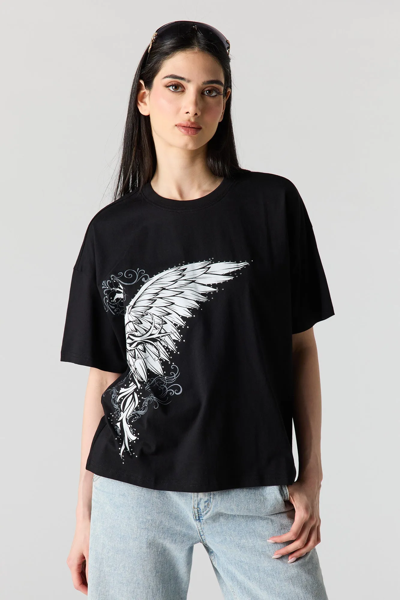 Graphic Oversized T-Shirt sold by Urban Planet product image thumbnail 4
