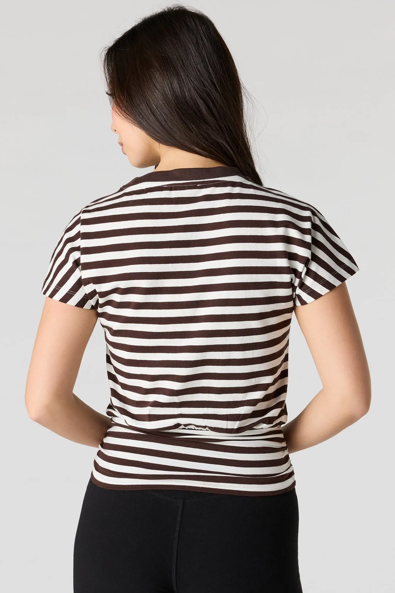 Cinched Waist Short Sleeve Top sold by Urban Planet product image thumbnail 2