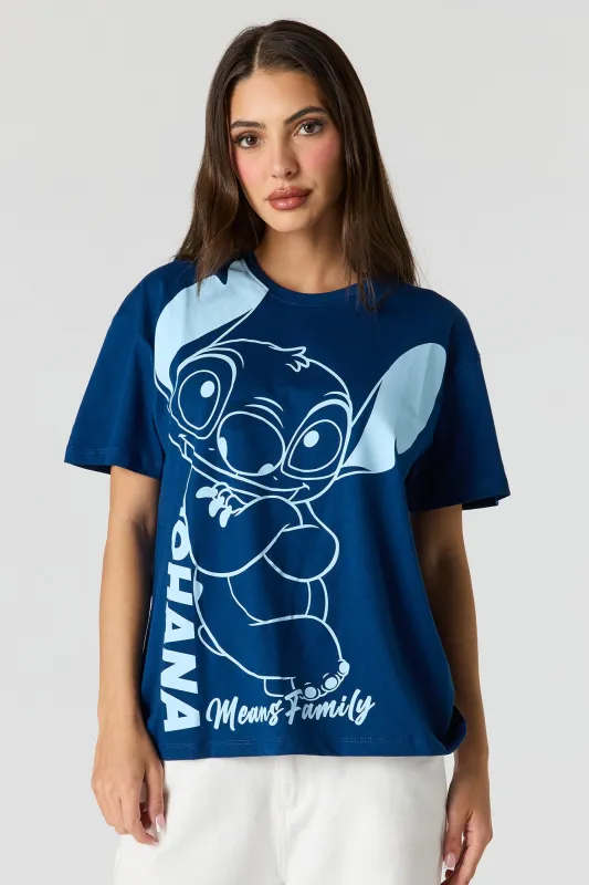 Stitch Graphic Boyfriend T-Shirt made by Stitches
