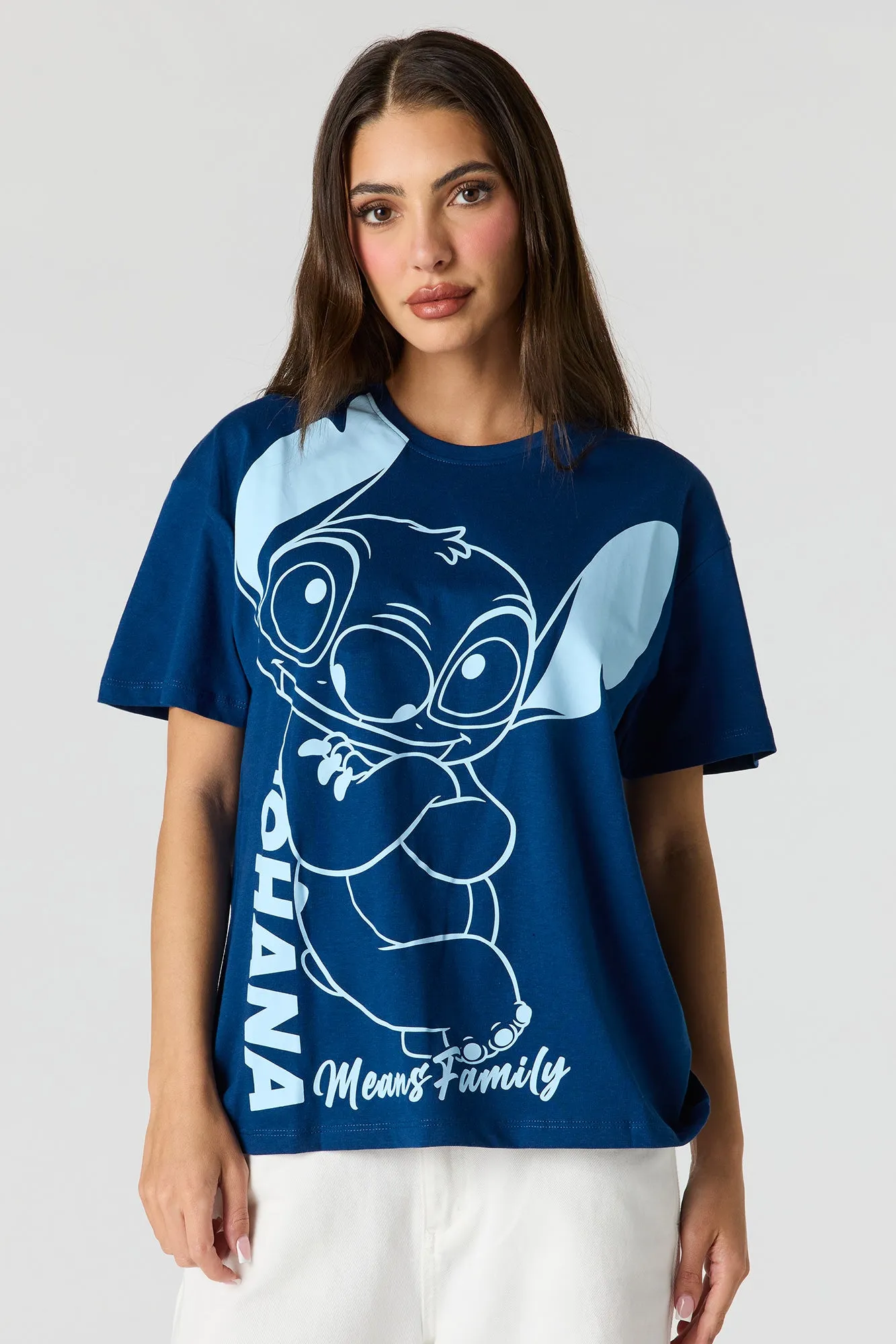 Stitch Graphic Boyfriend T-Shirt sold by Urban Planet