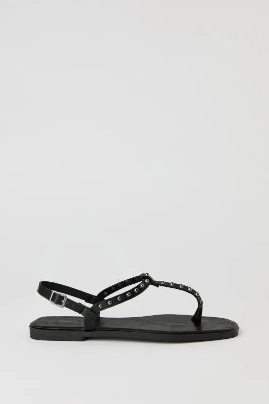 Faux Leather Studded Strap Sandal made by Stitches