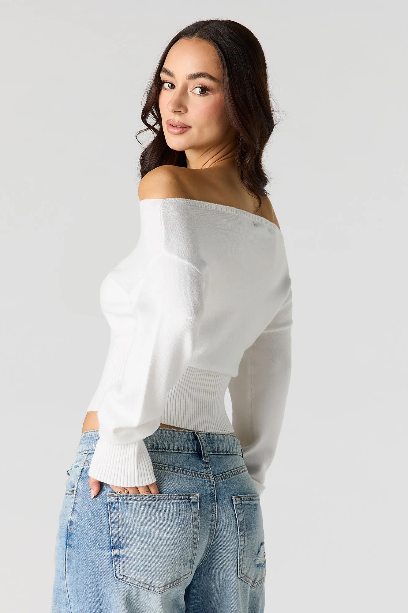 Boat Neck Sweater sold by Urban Planet product image thumbnail 5