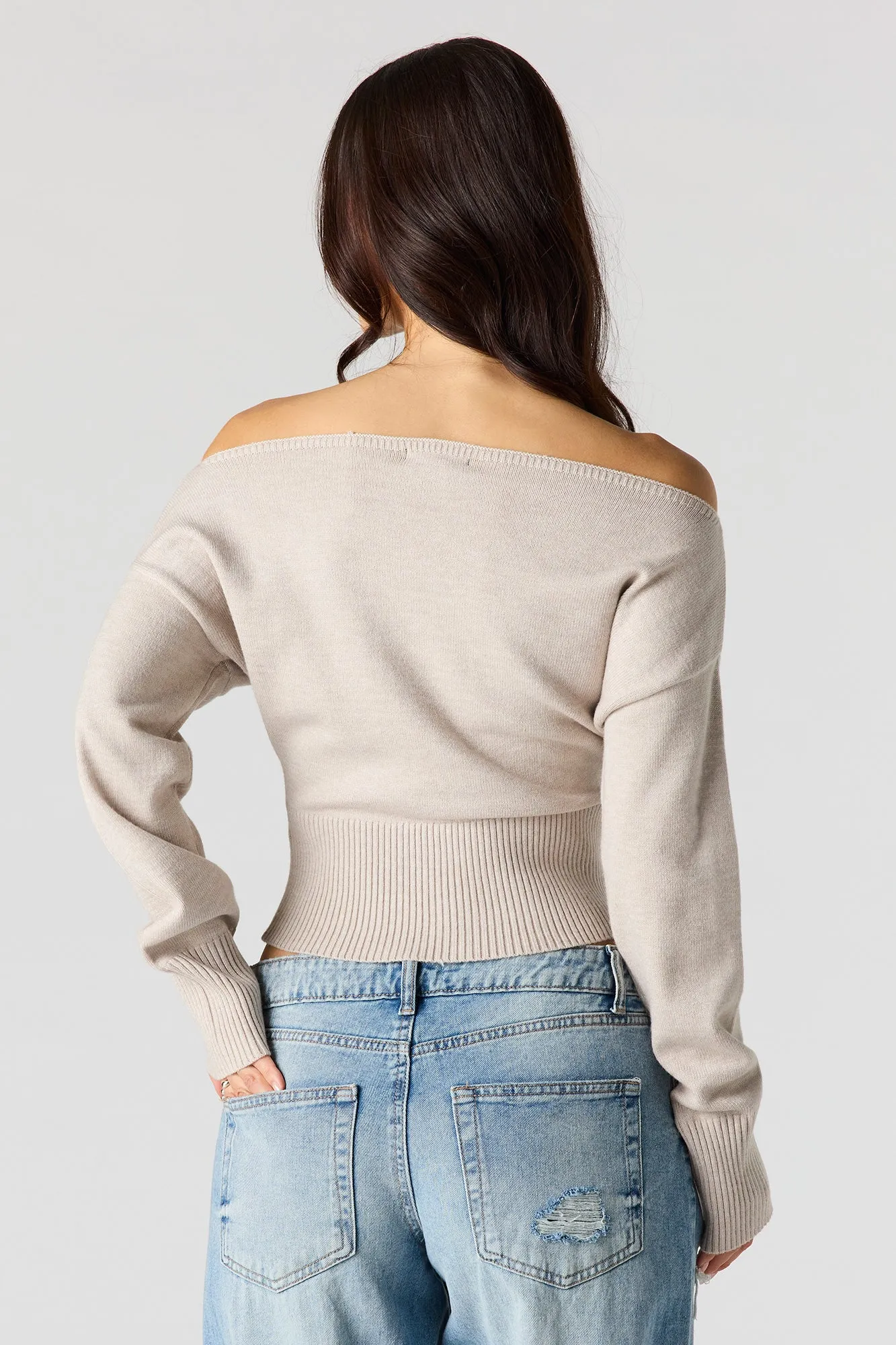 Boat Neck Sweater sold by Urban Planet product image thumbnail 2