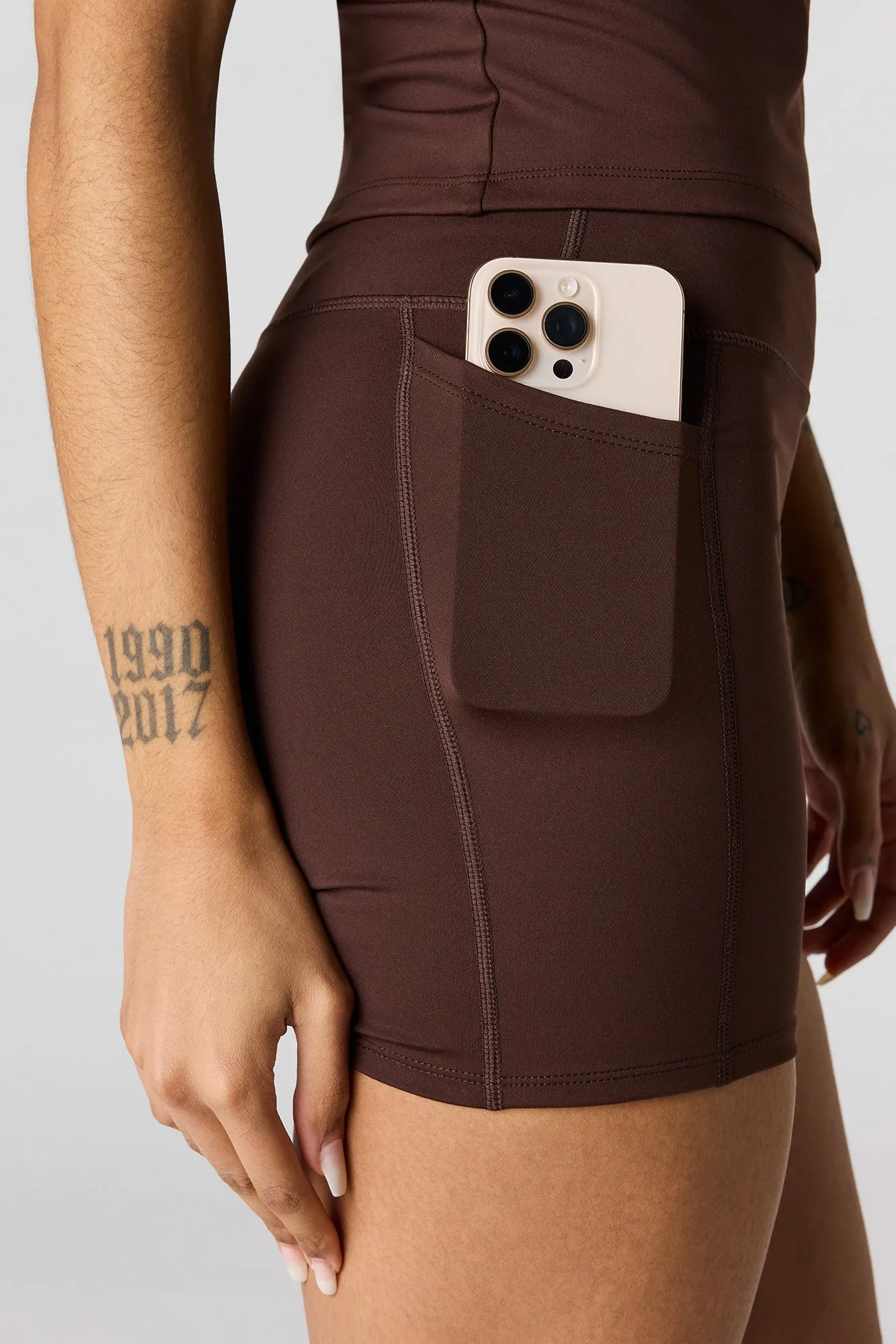 U/A Side Pocket Short 4" sold by Urban Planet product image thumbnail 4