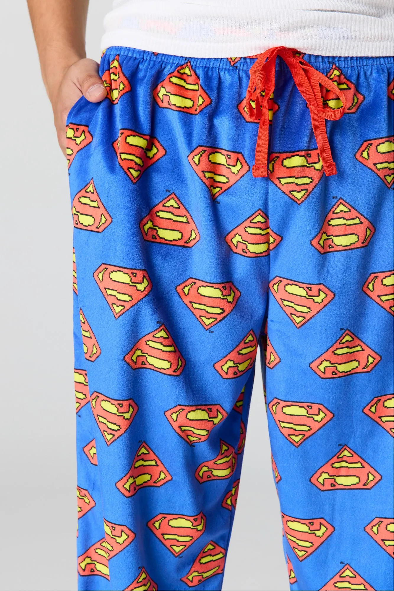 Cartoon Print Plush Pajama Pant sold by Urban Planet product image thumbnail 4