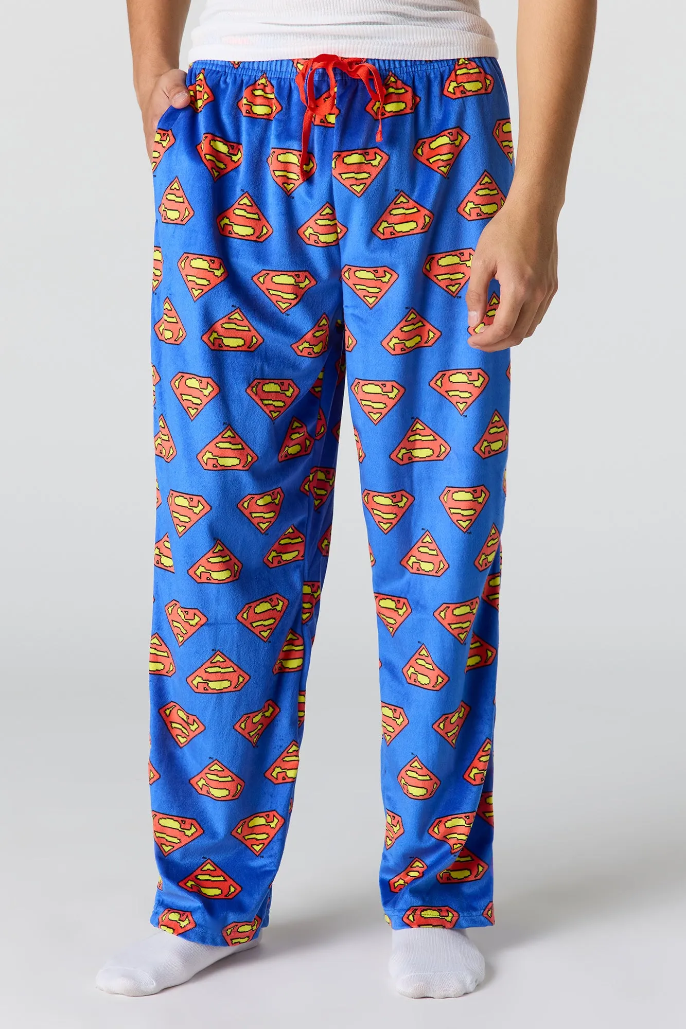 Cartoon Print Plush Pajama Pant sold by Urban Planet