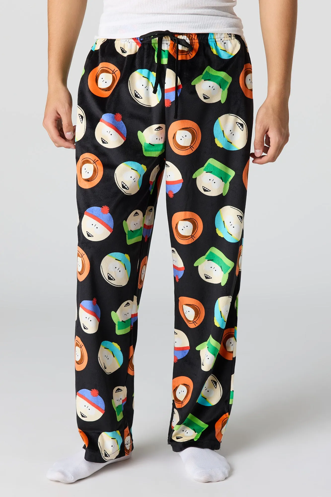 Cartoon Print Plush Pajama Pant sold by Urban Planet product image thumbnail 5