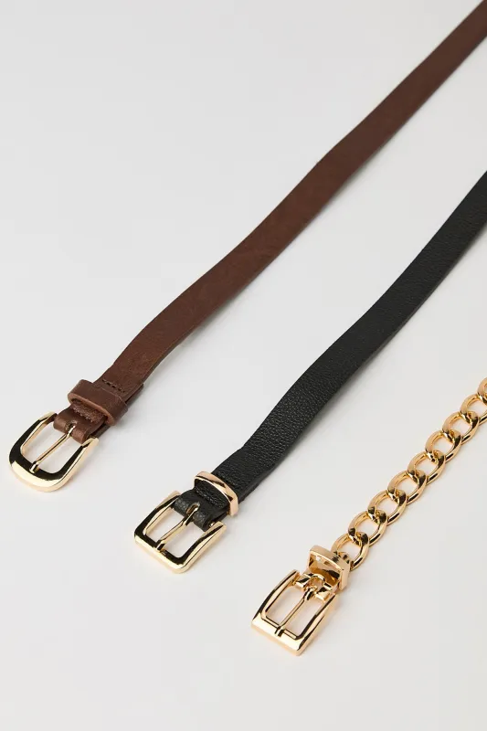 Belt Set (3 Pack) made by Stitches