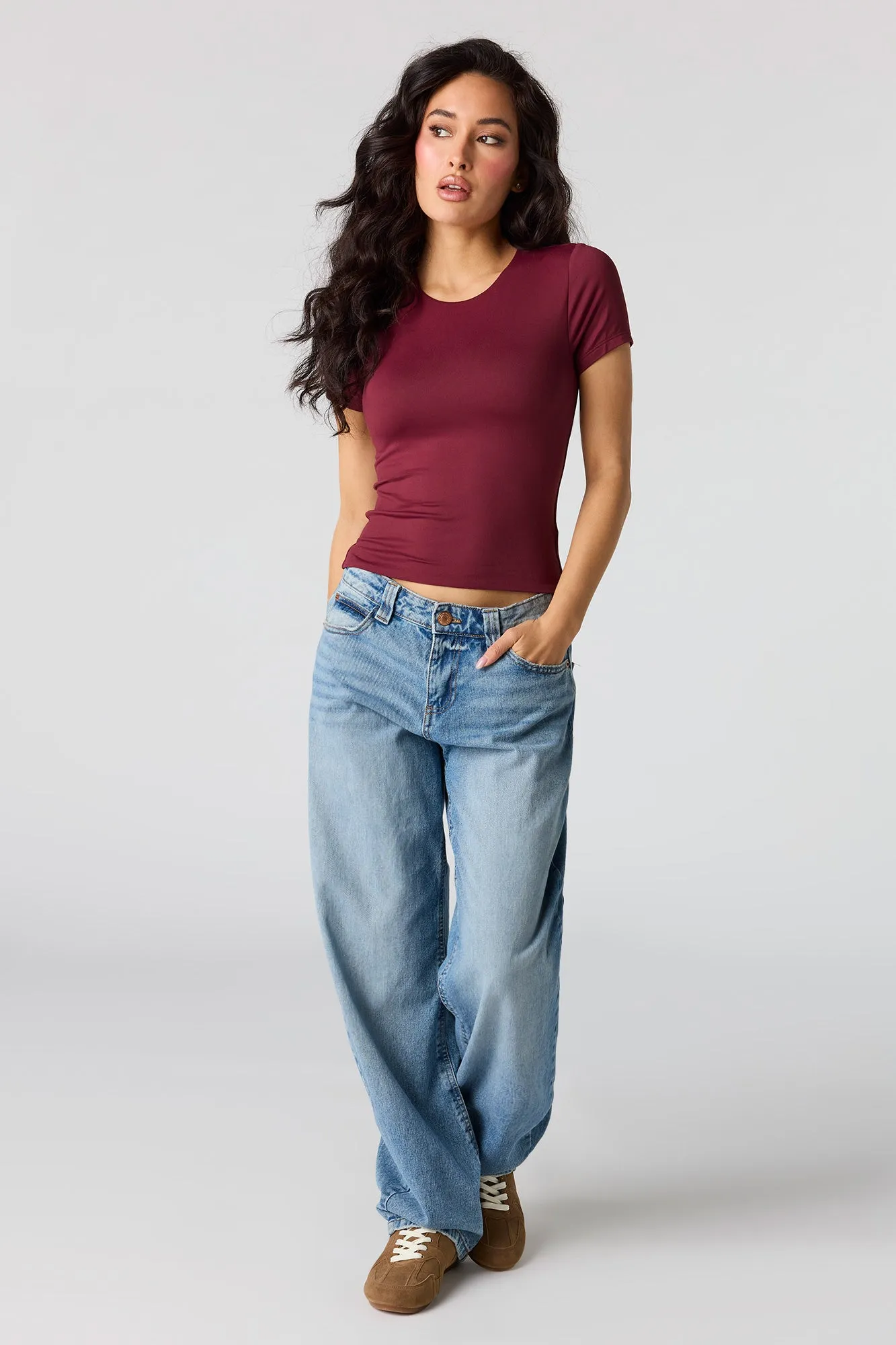 Contour Crew Neck T-Shirt sold by Urban Planet product image thumbnail 3