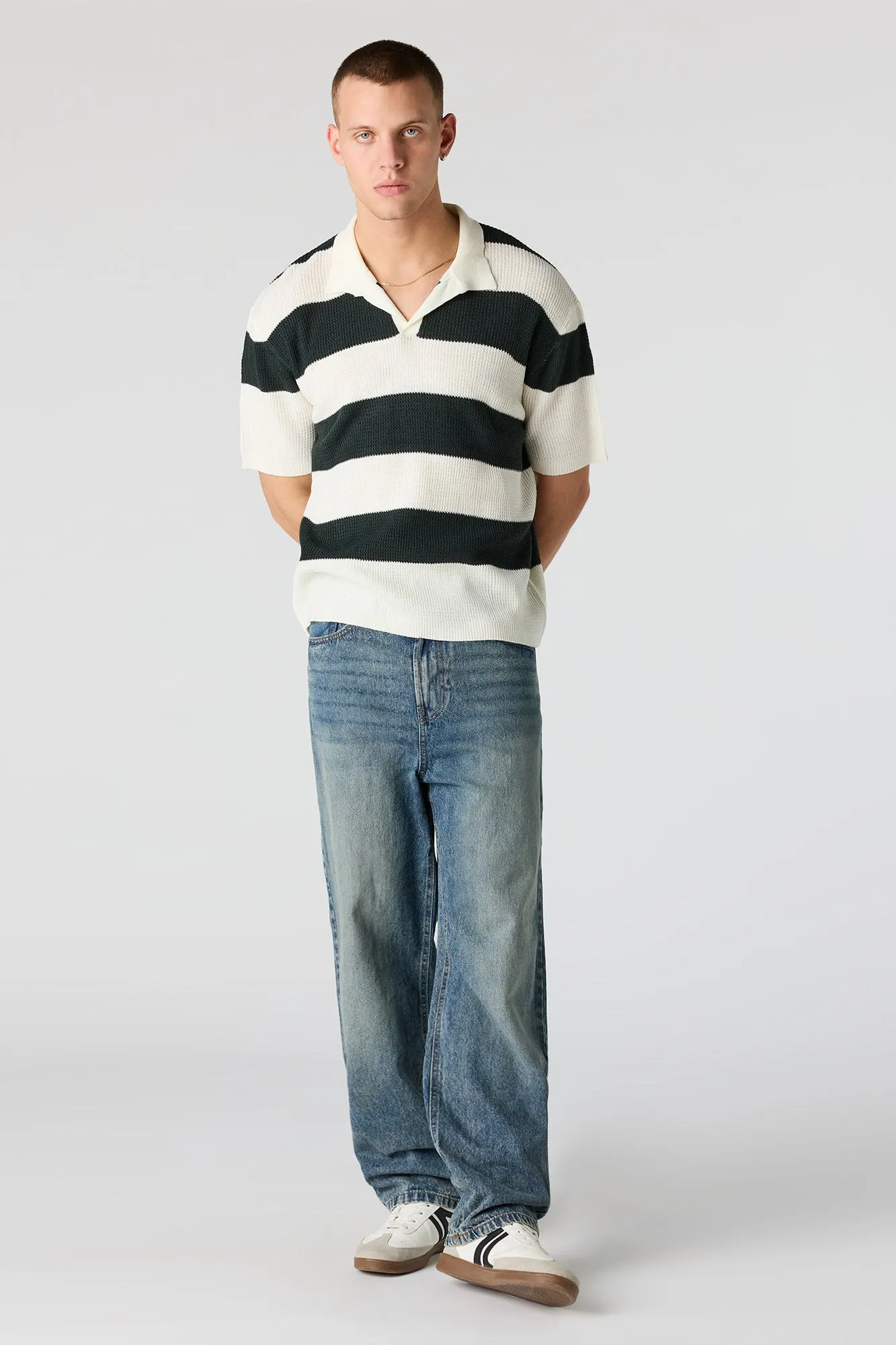 Knit Collared Top sold by Urban Planet product image thumbnail 3