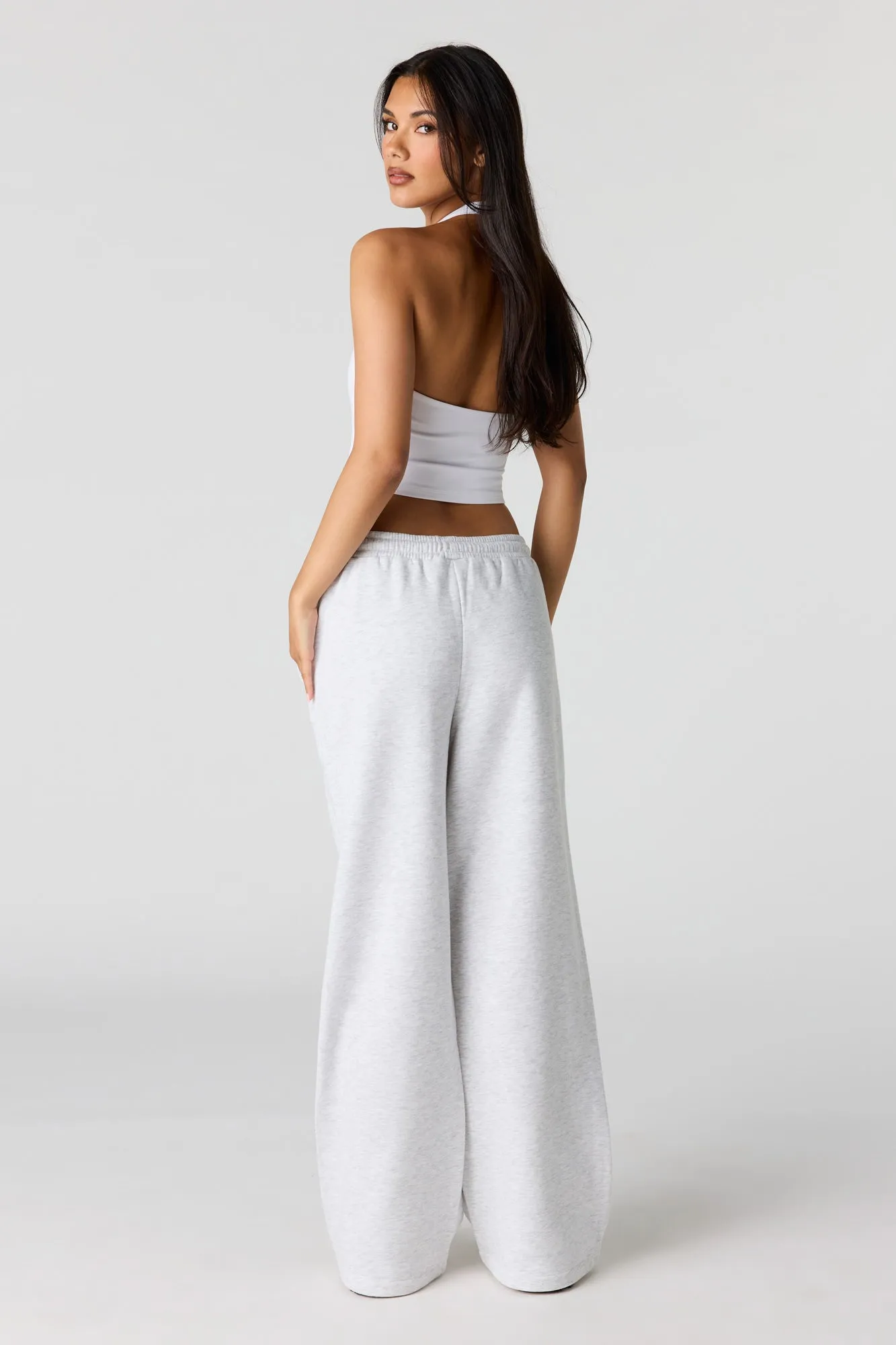 Luxe Fleece Ultra-Wide Leg Sweatpant sold by Urban Planet product image thumbnail 3
