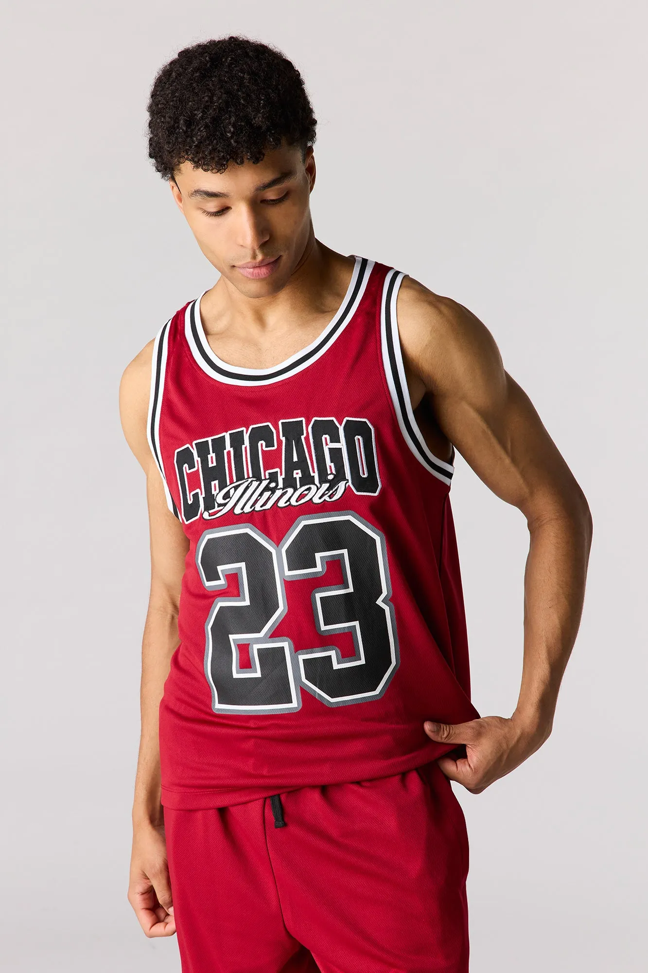 Graphic Mesh Jersey sold by Urban Planet