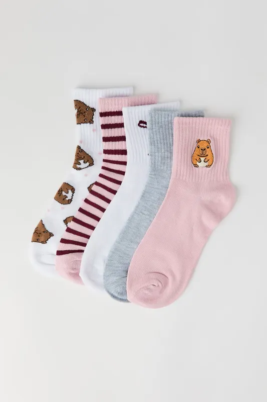 Quarter Socks (5 Pack) made by Stitches