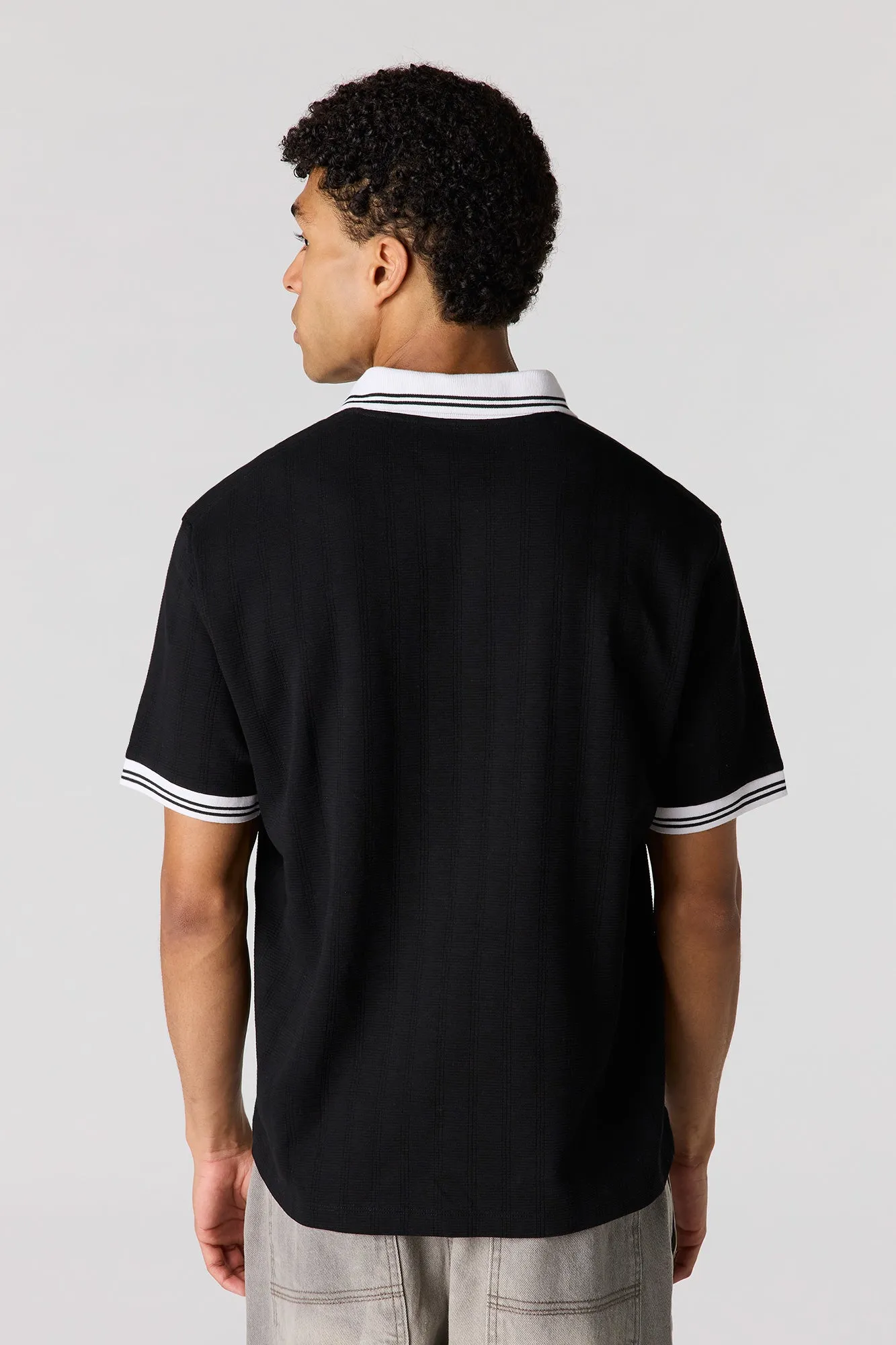 Textured Polo sold by Urban Planet product image thumbnail 5