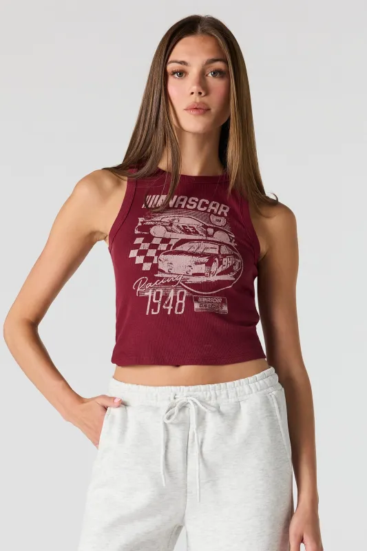 Racing Graphic Ribbed Tank made by Stitches