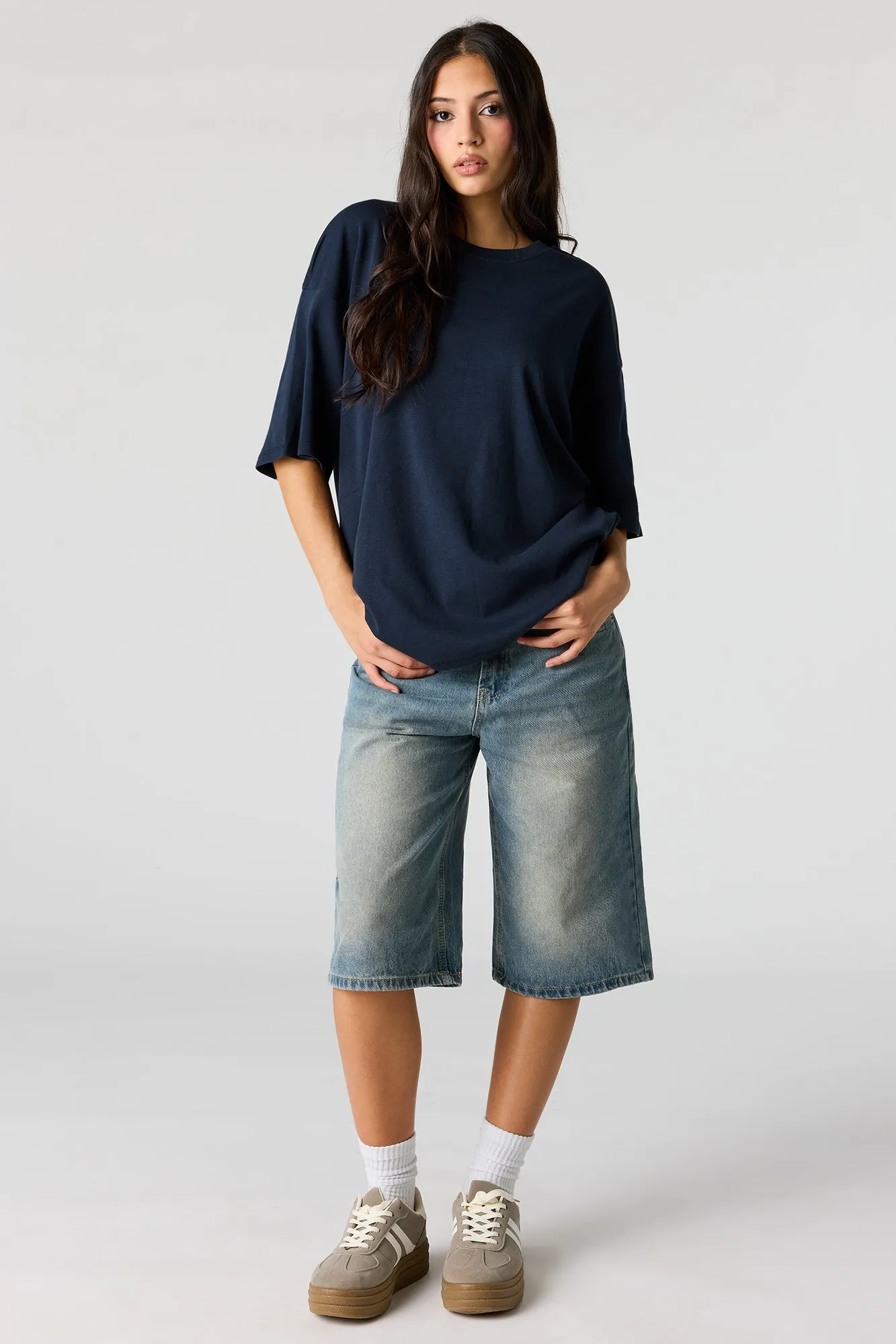 Luxe Heavy Cotton Oversized Boxy T-Shirt sold by Urban Planet product image thumbnail 3