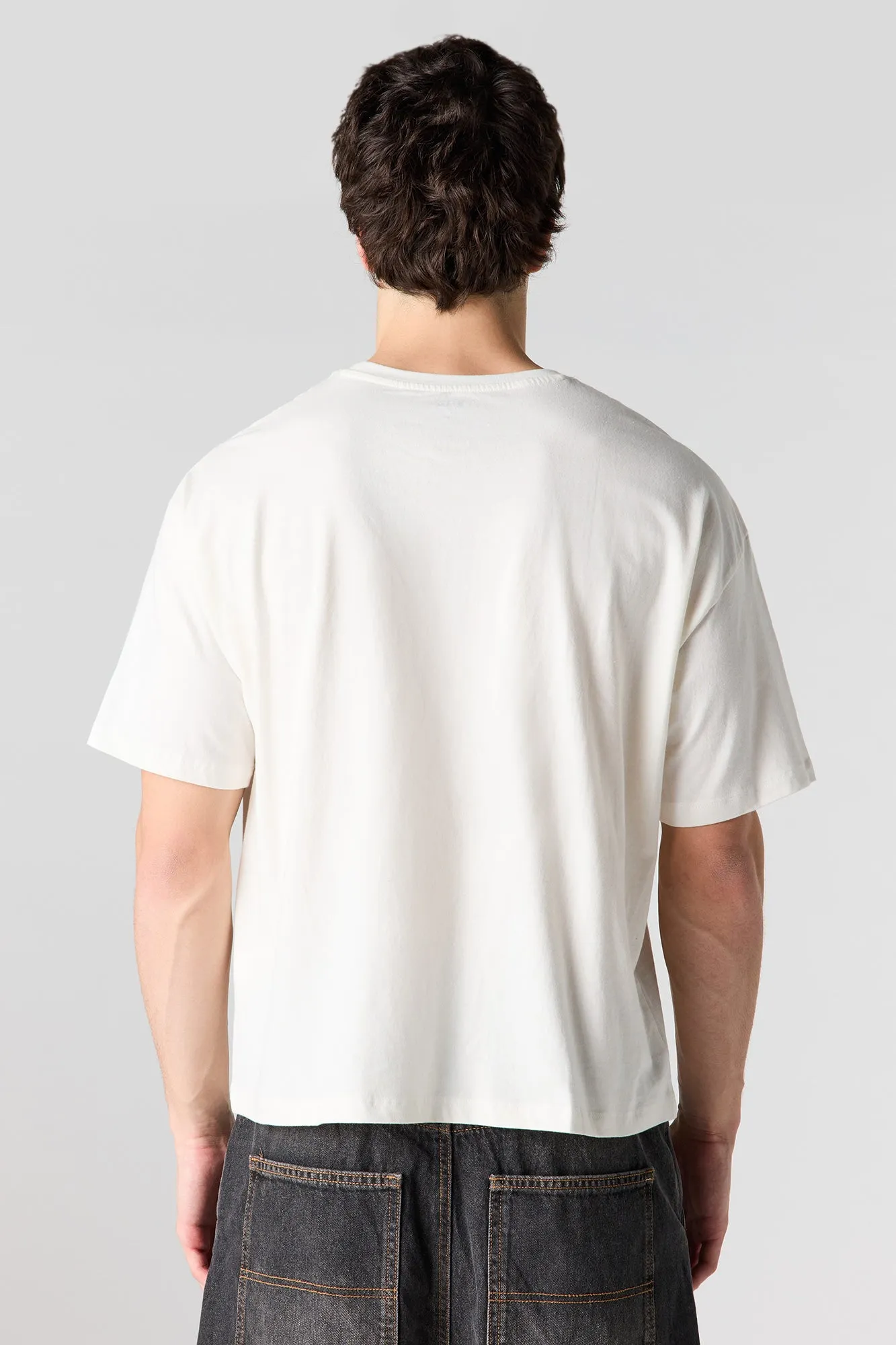 Skull Graphic Boxy T-Shirt sold by Urban Planet product image thumbnail 2