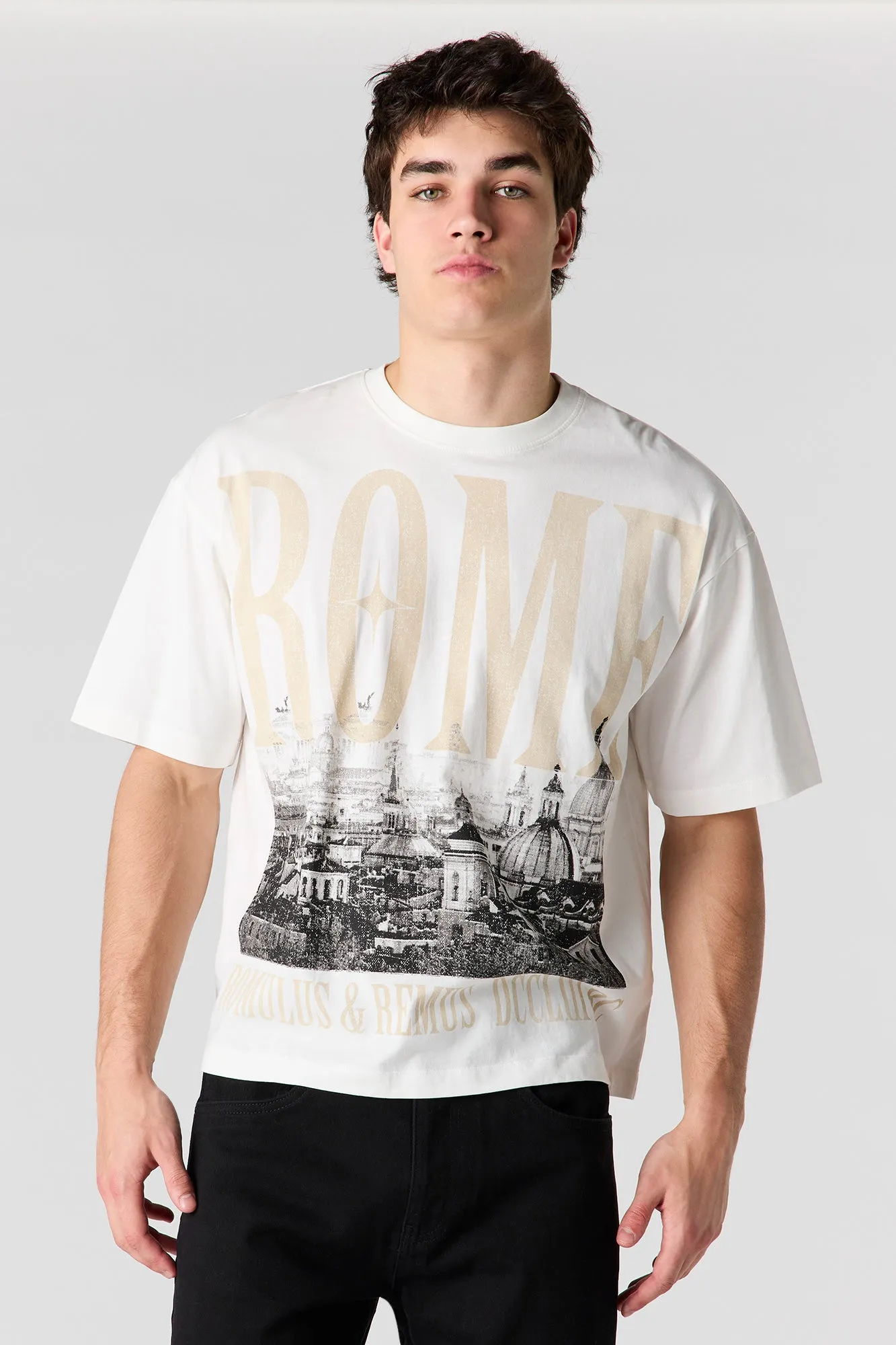 City Graphic Boxy T-Shirt sold by Urban Planet product image thumbnail 4