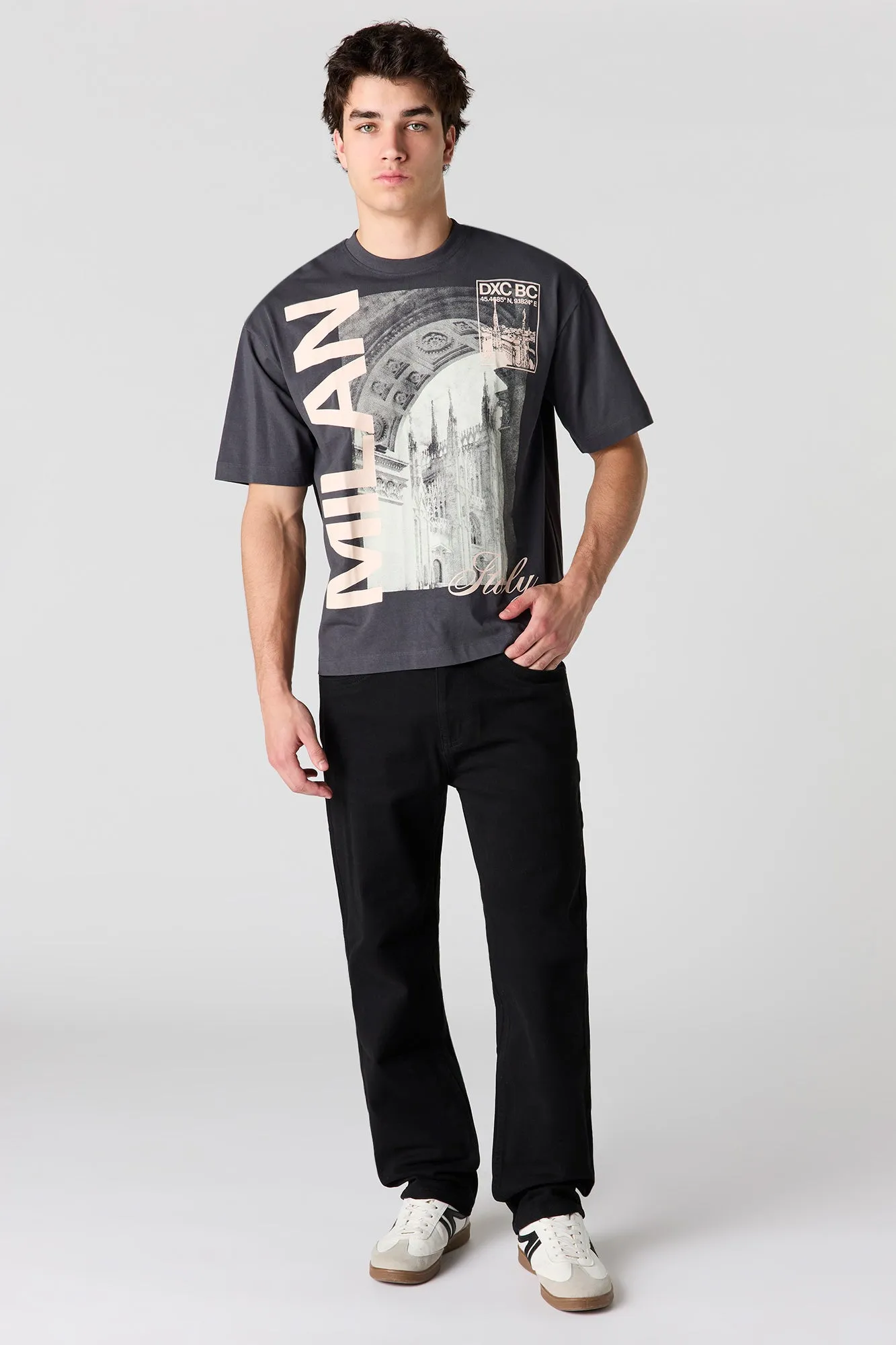 City Graphic Boxy T-Shirt sold by Urban Planet product image thumbnail 3