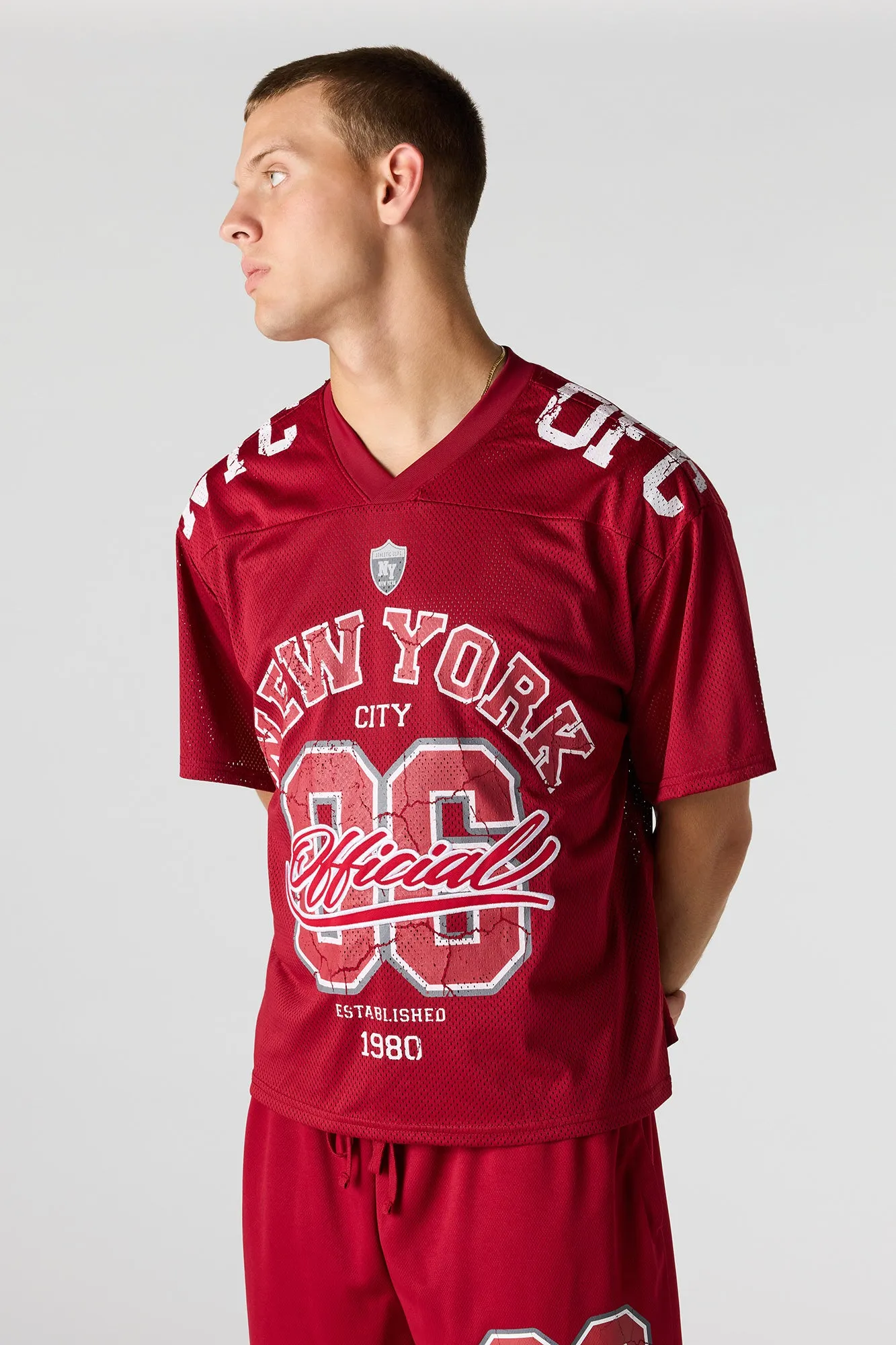Mesh Graphic Jersey sold by Urban Planet product image thumbnail 4